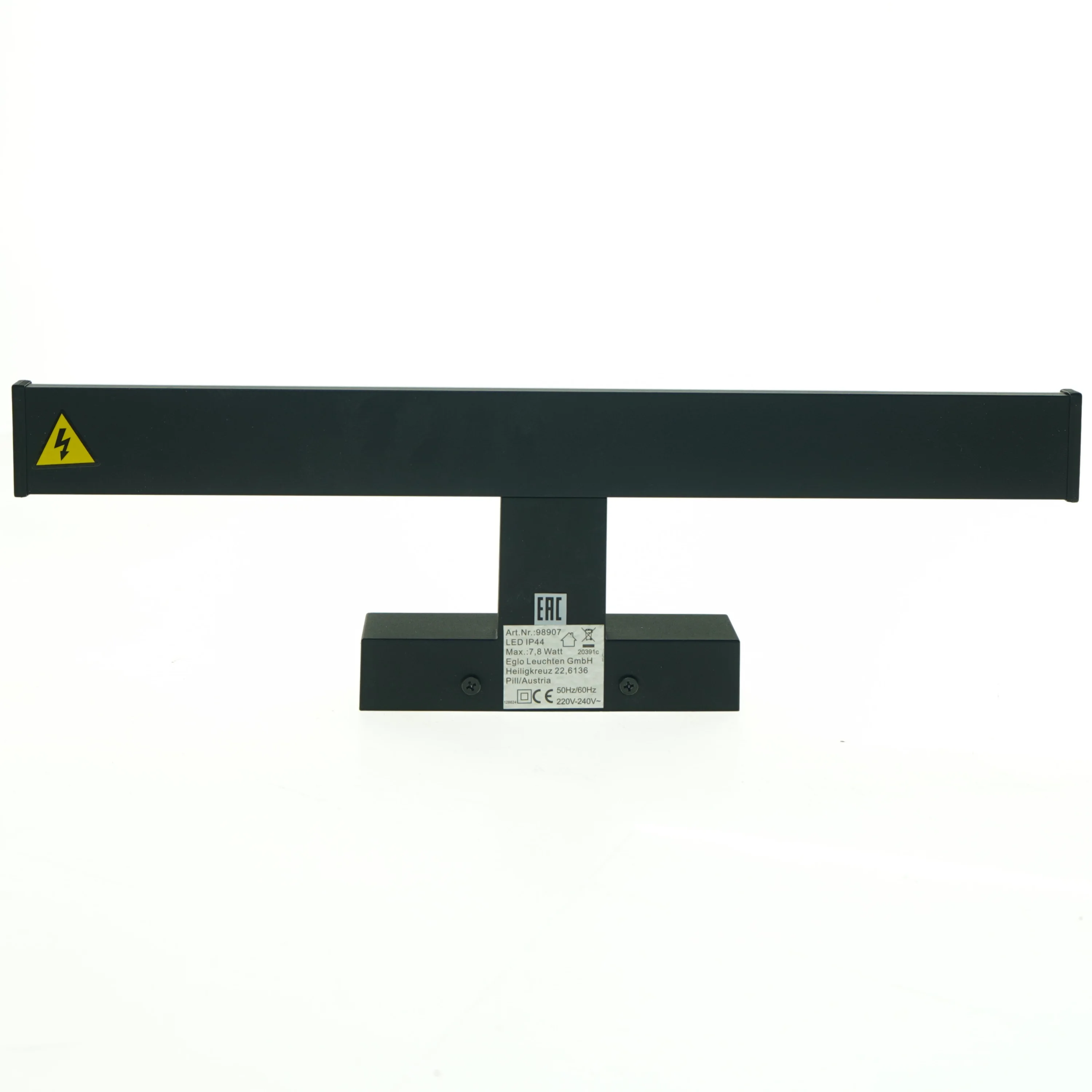 Sort lampe (str. 40 x 12,5 cm)