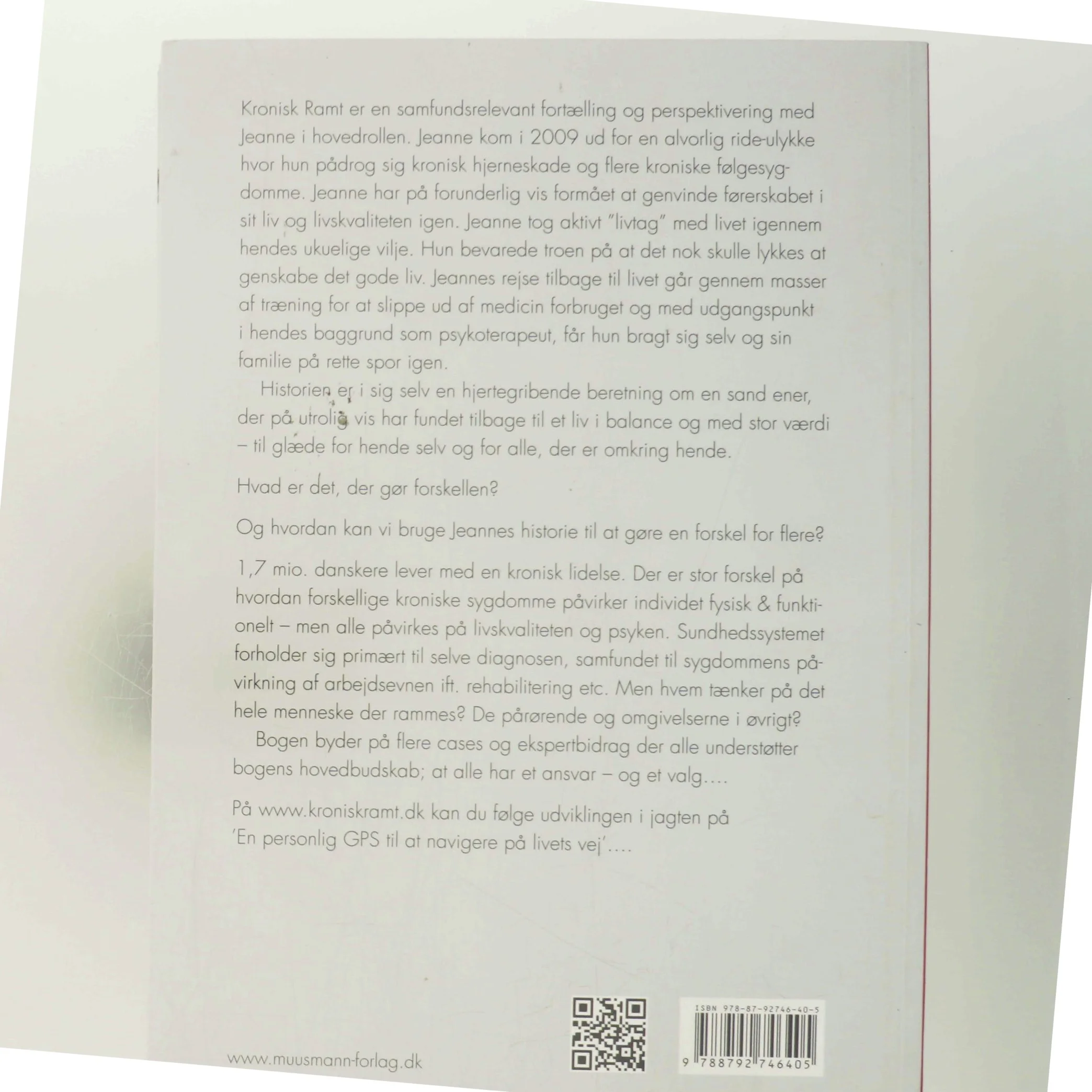 Kronisk ramt : hvordan håndterer vi livet med kronisk lidelse? af Jeanne Fairy (Bog)