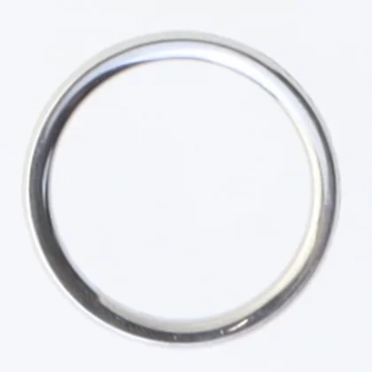 Sølv ring med indgravering (str. 54 mm)