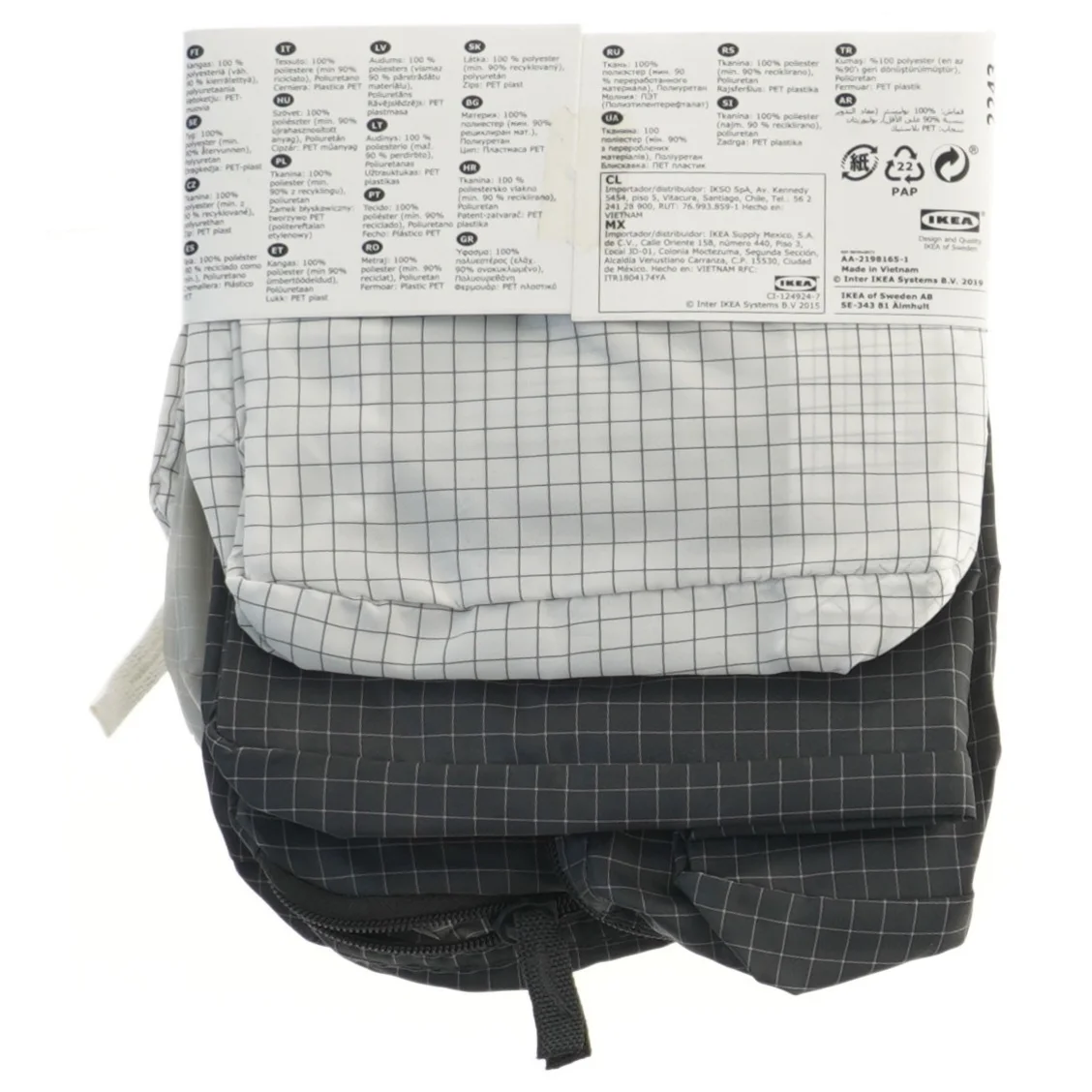 IKEA Rensare pakning af opbevaringsposer fra IKEA (str. 25x34x8 og 17x25x8 cm)