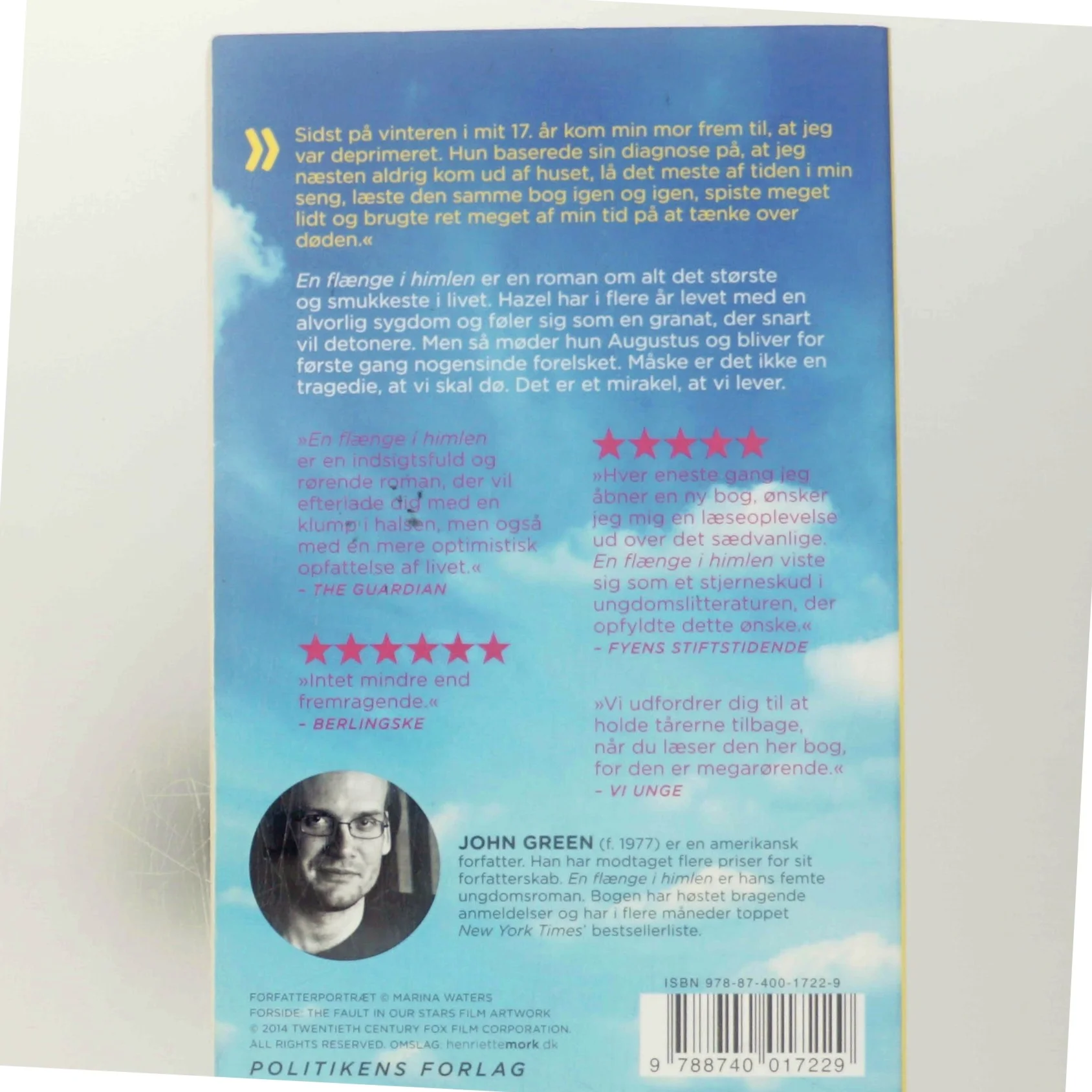 En flænge i himlen af John Green (f. 1977) (Bog)