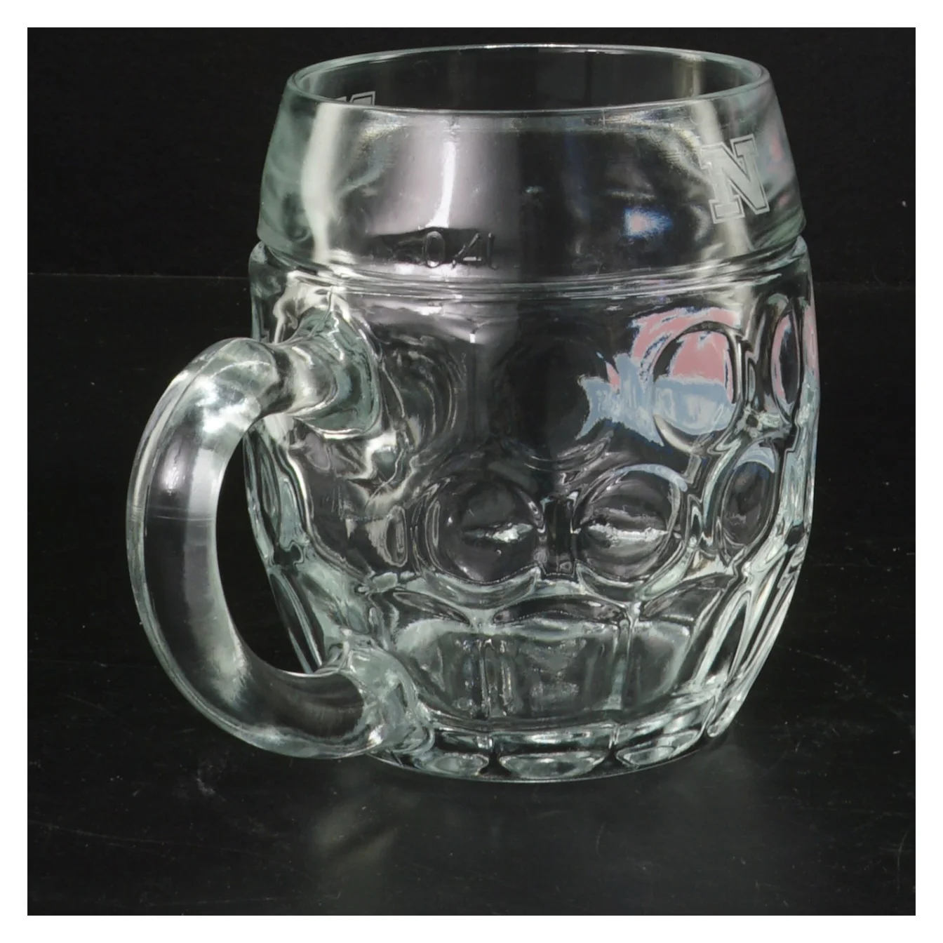 Krus i glas fra Natholdet (str. 8x11,5 cm)