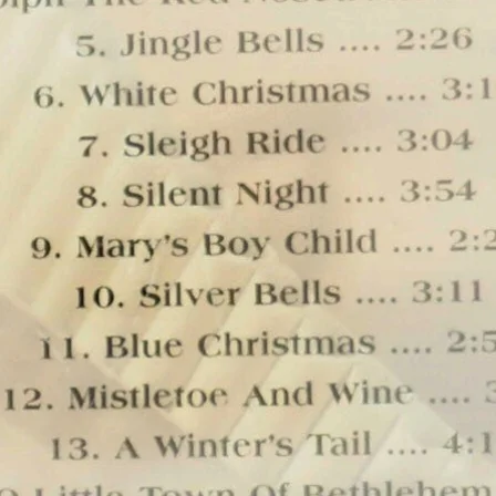 Christmas evergreens