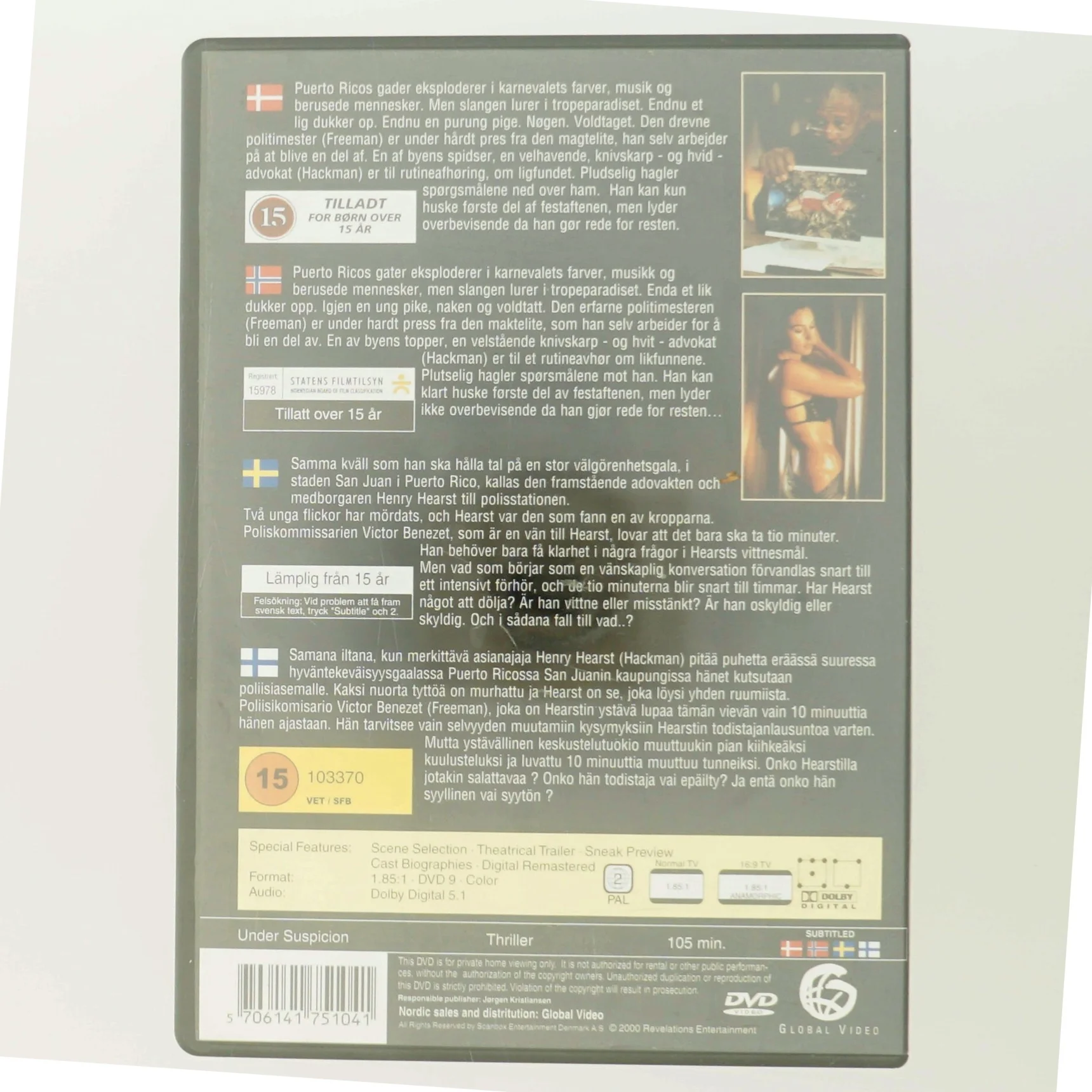 DVD - Under Suspicion