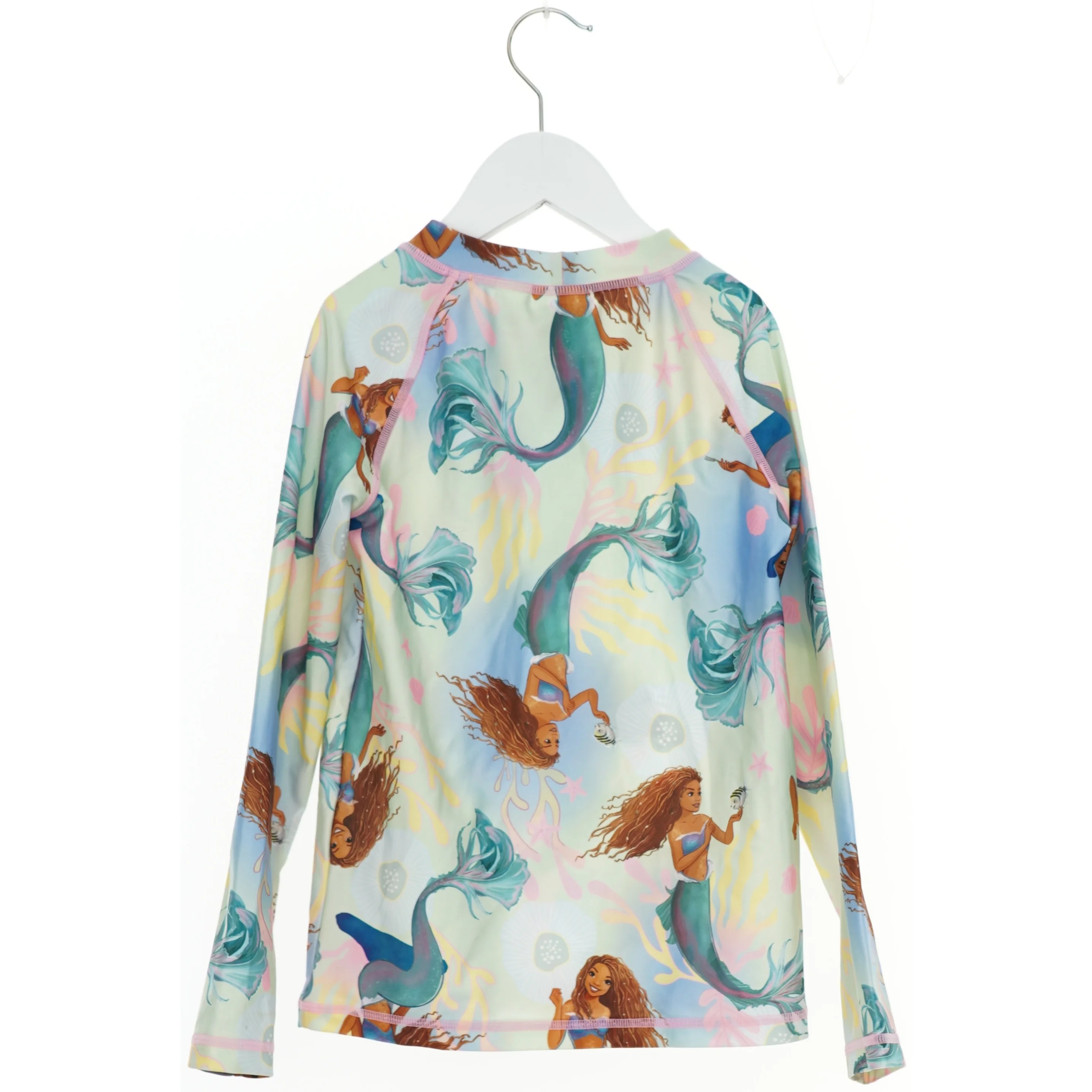 Langærmet bluse med havfrueprint fra H&M (str. 128)