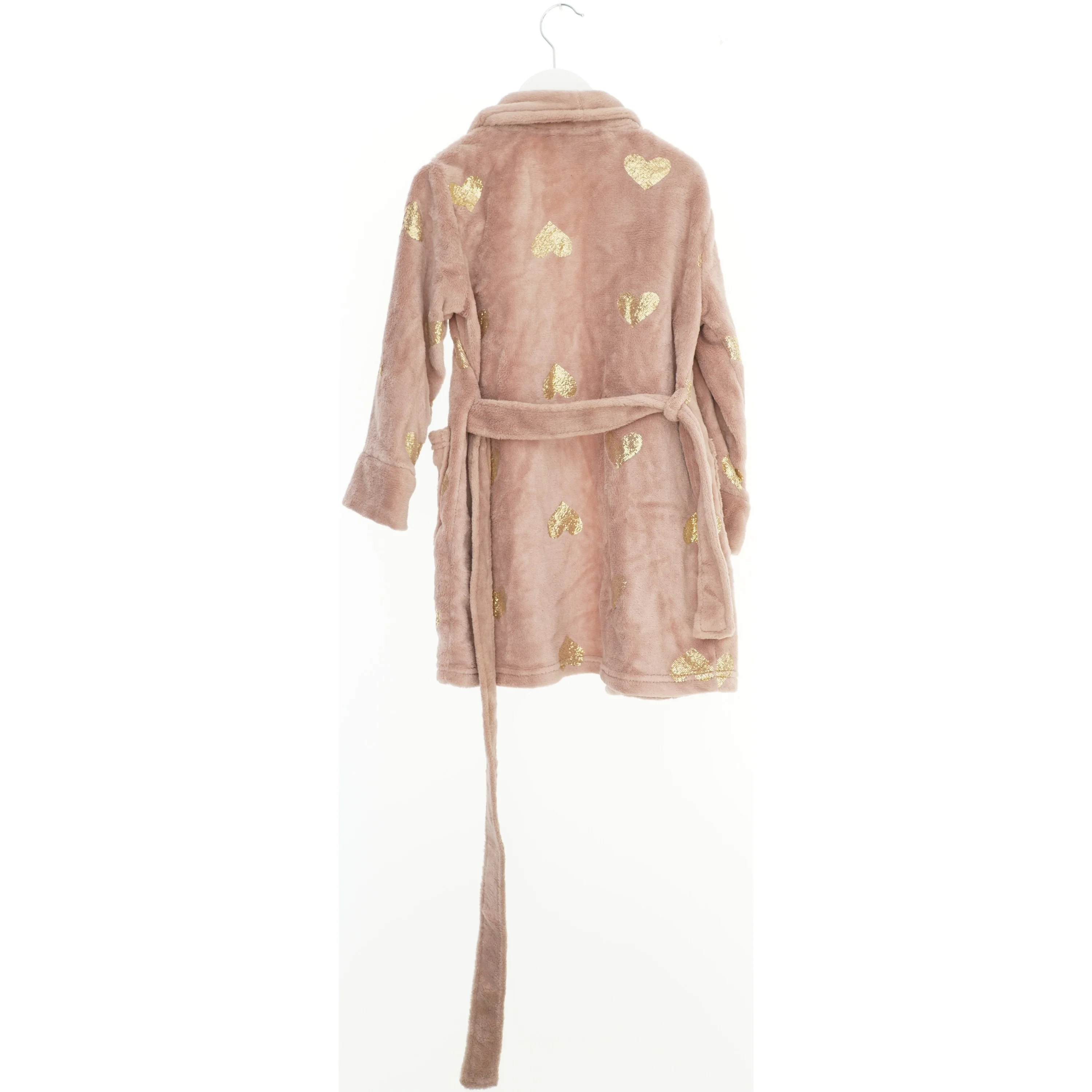 Børne badekåbe med hjerteprint fra VRS (str. 116)