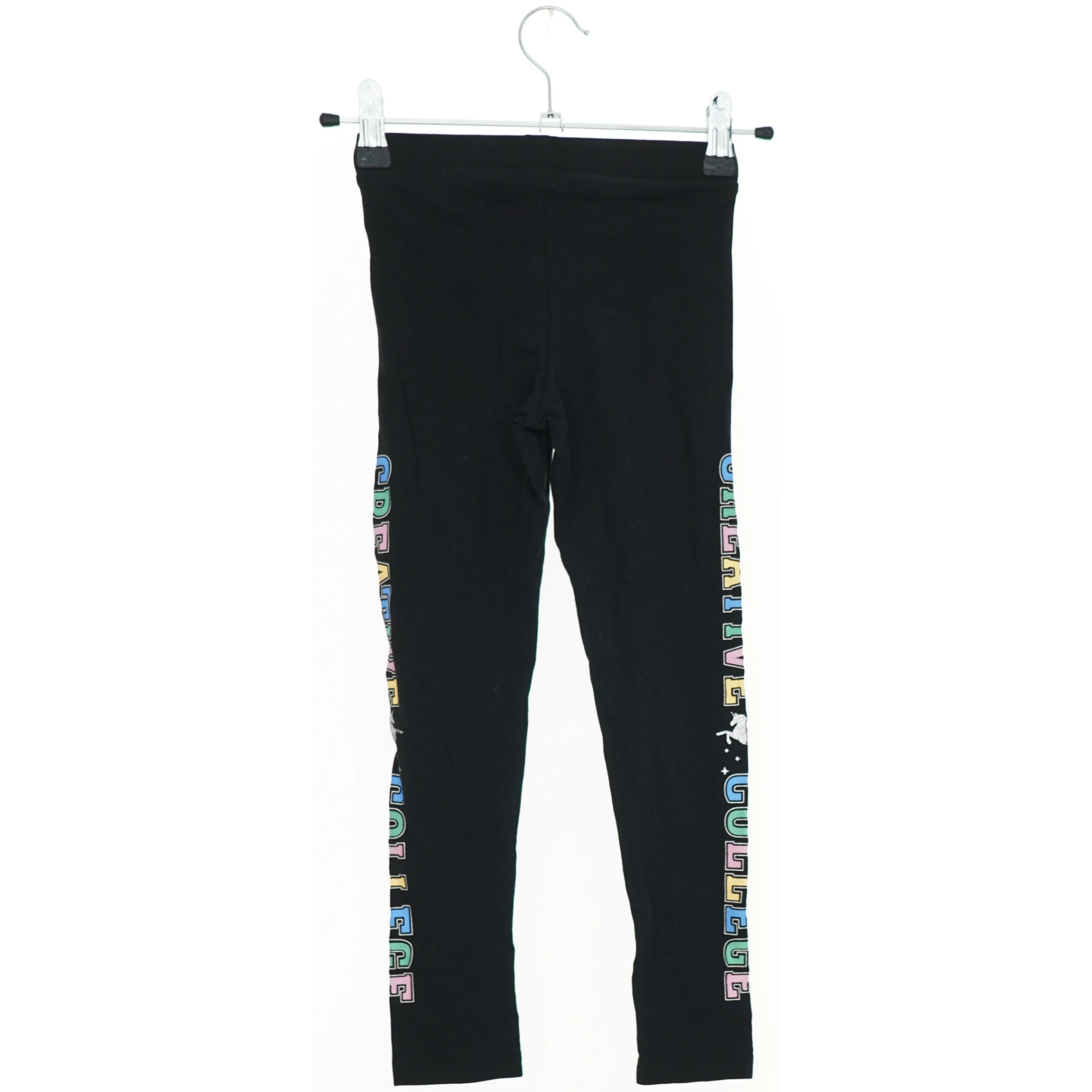 Leggings med farverigt logo fra H&M (str. 116)