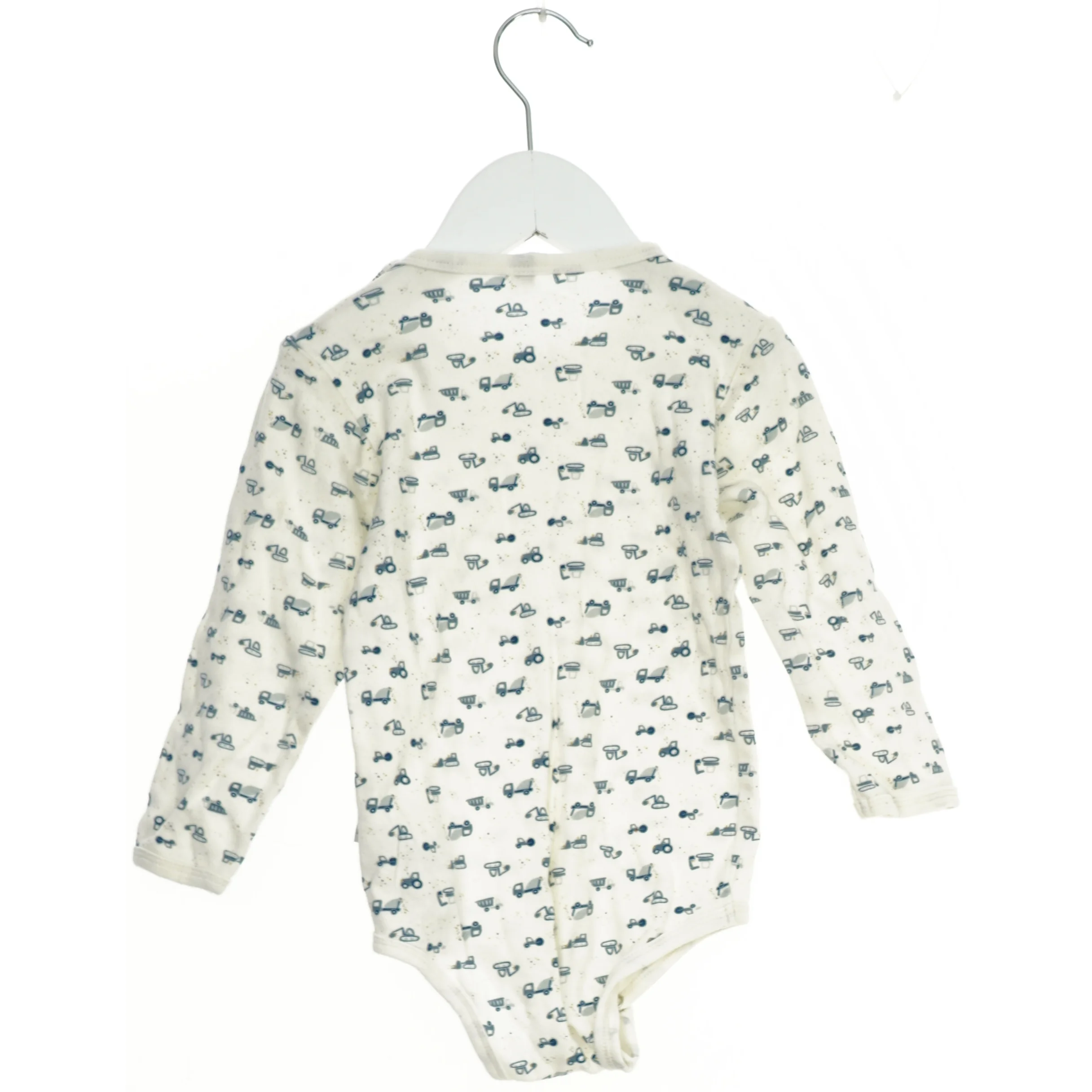 Langærmet bodystocking med bil print (str. 92)