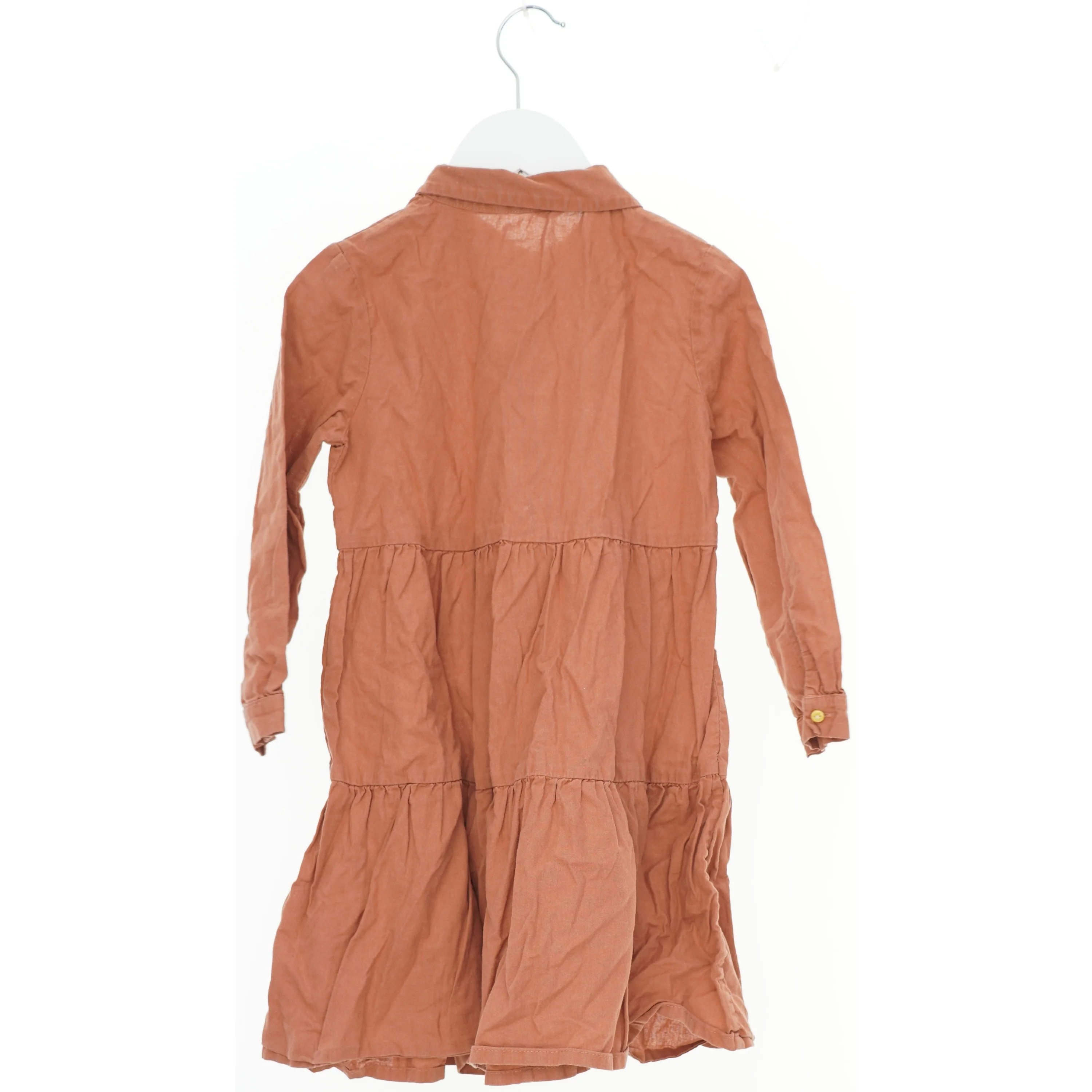 Langærmet kjole med knapper fra H&M (str. 116)