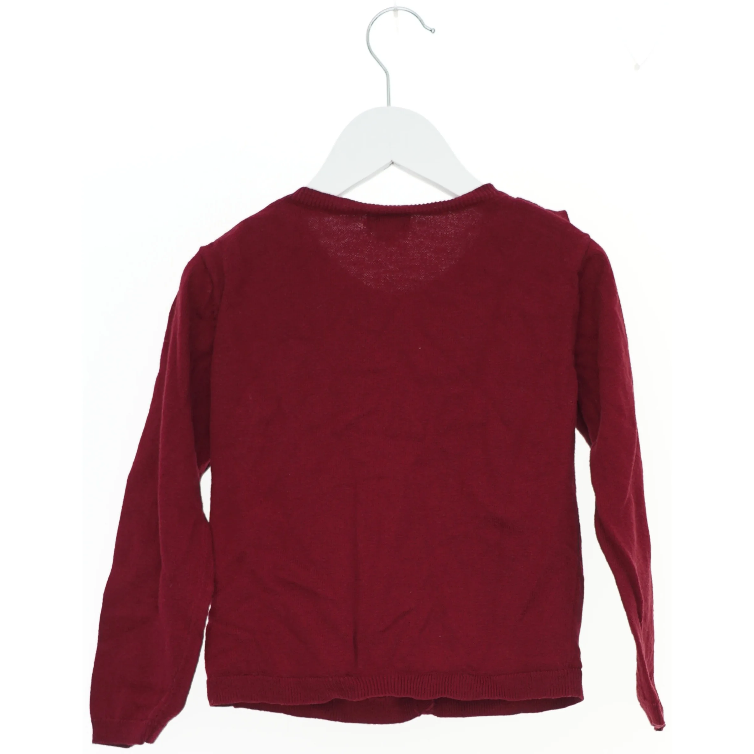 Rød cardigan til børn med flæser fra Noa Noa (str. 116)