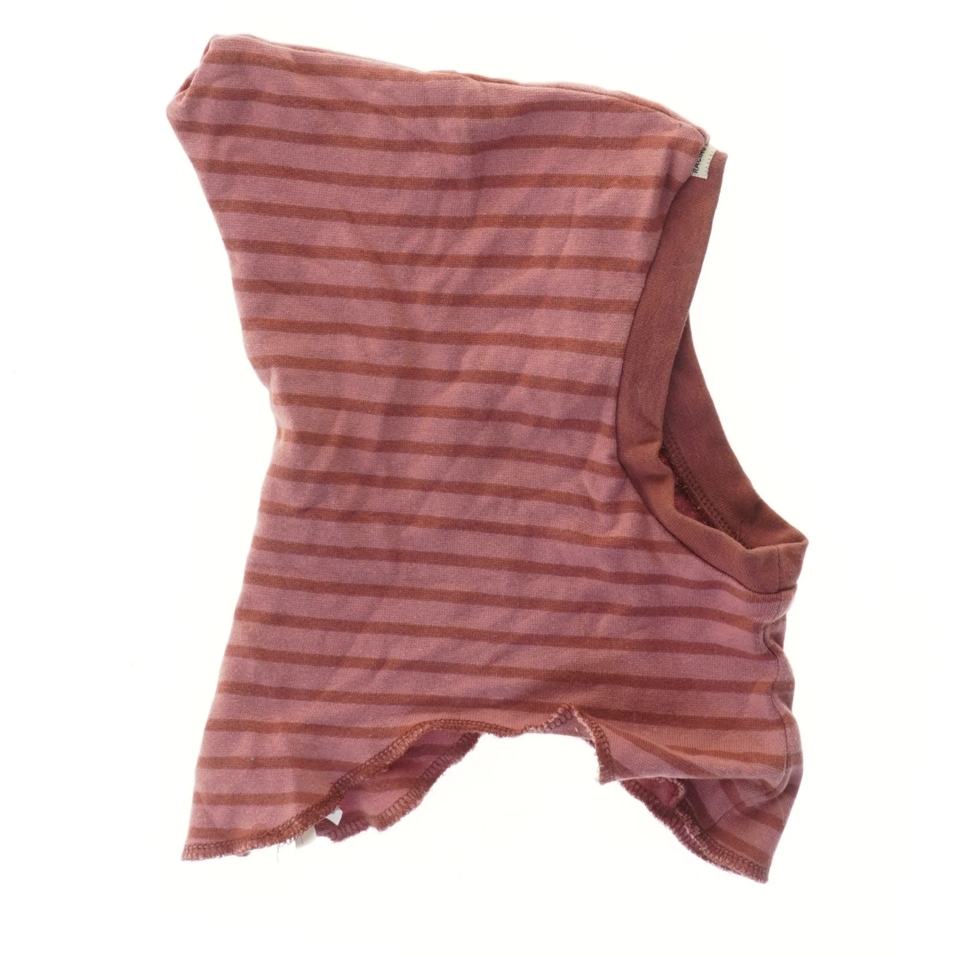 Strikket hue til børn i striber fra Racing Kids (str. 30x23 cm)