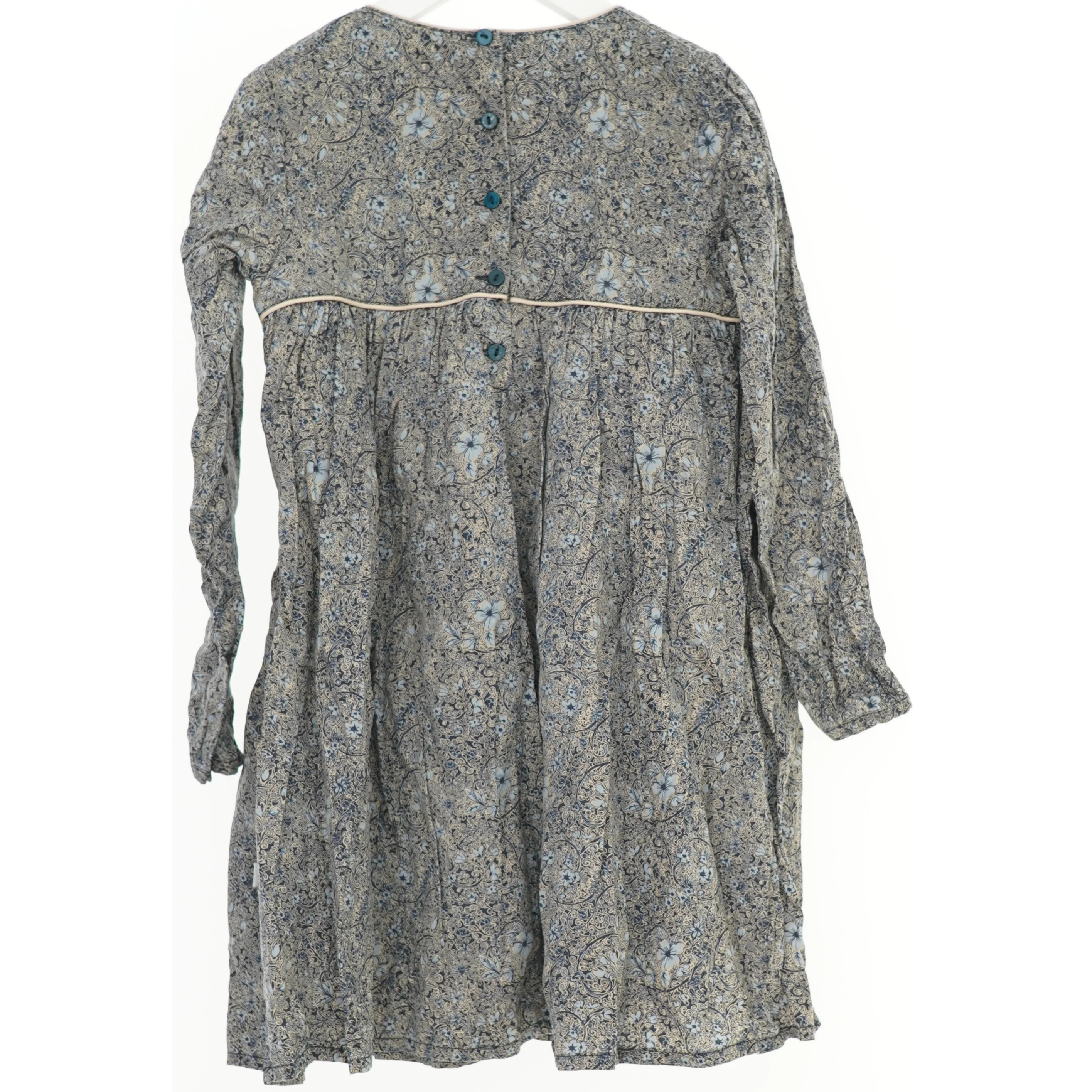 Langærmet kjole med blomstermønster fra Wheat (str. 116)