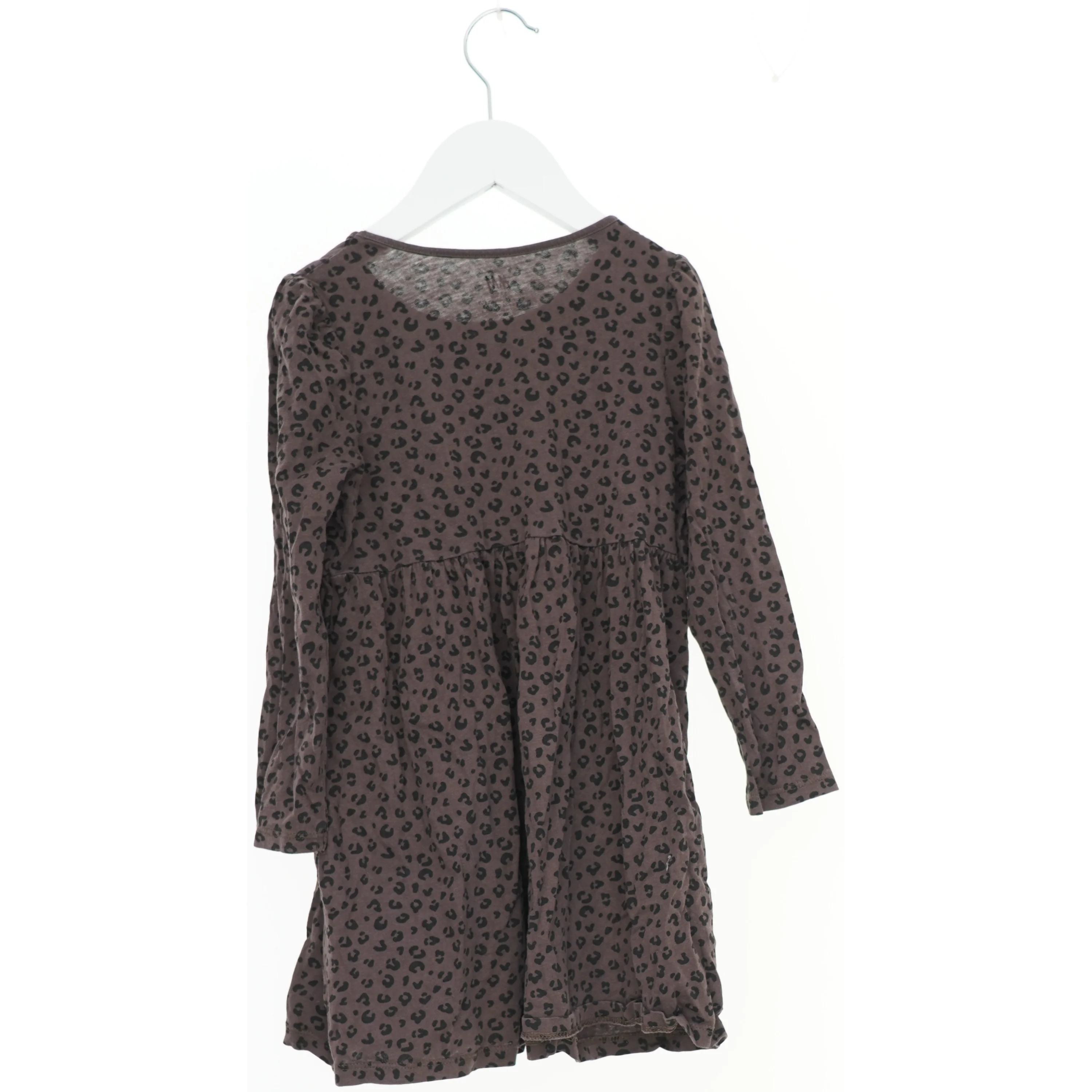 Langærmet Leopardmønstret Kjole fra H&M (str. 116)