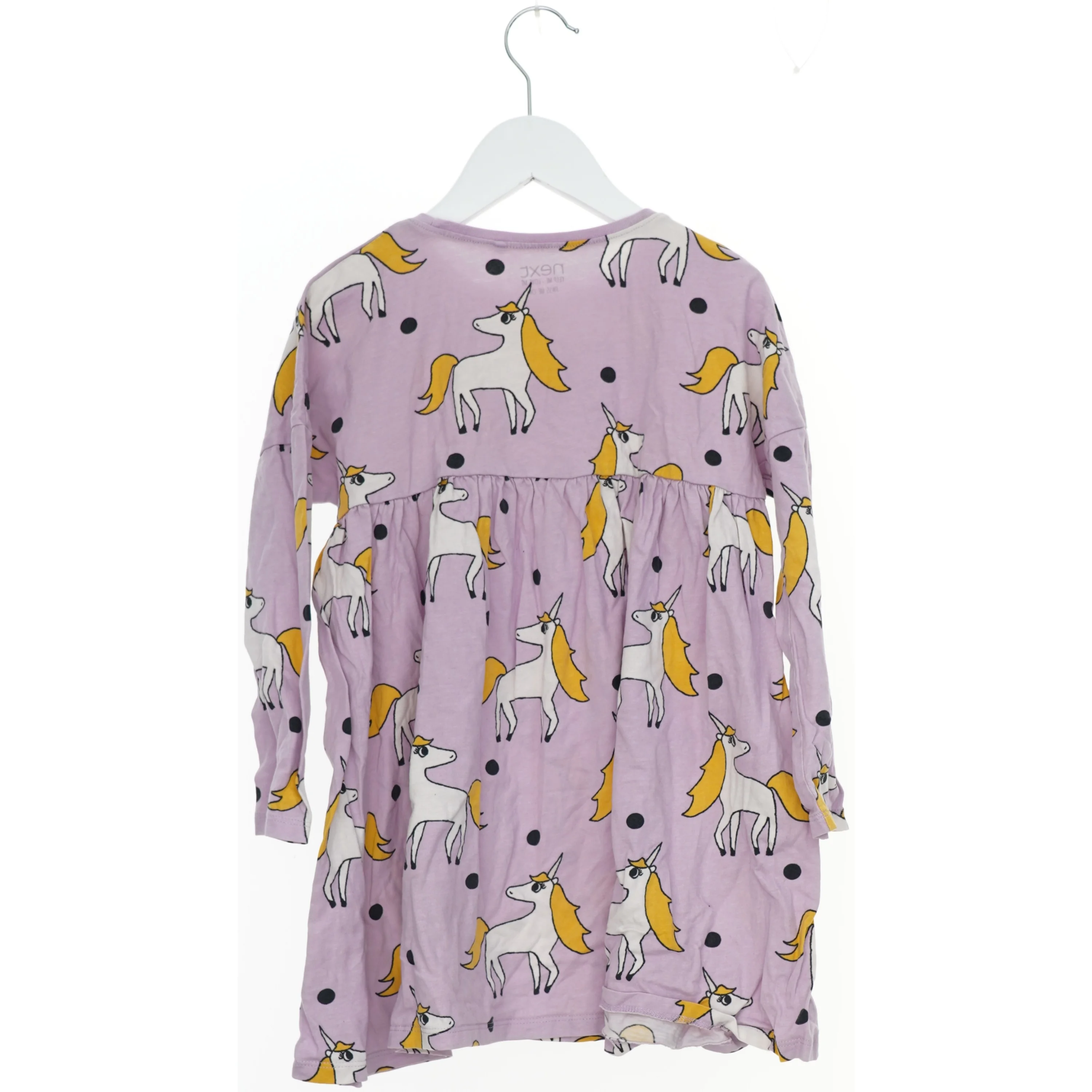 Børnekjole med enhjørningeprint fra Next (str. 116)