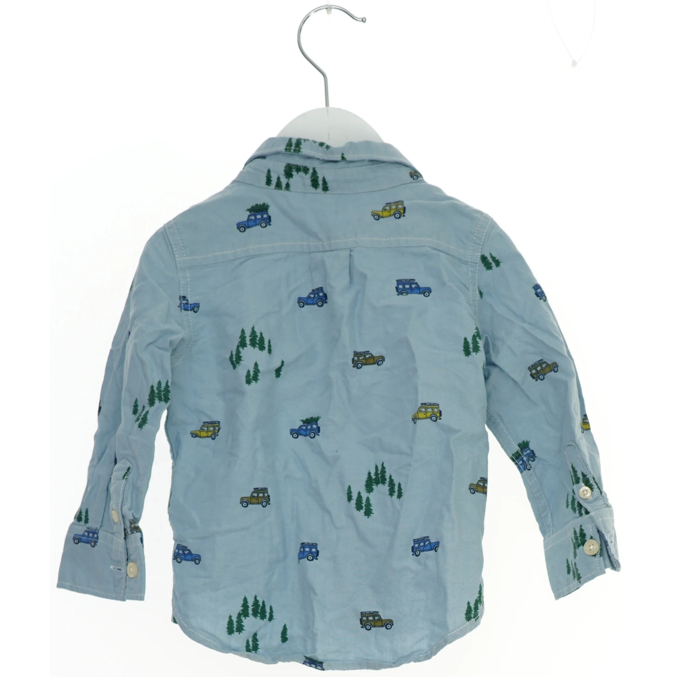 Skjorte til børn med bil- og træmønster fra Gap (str. 92)