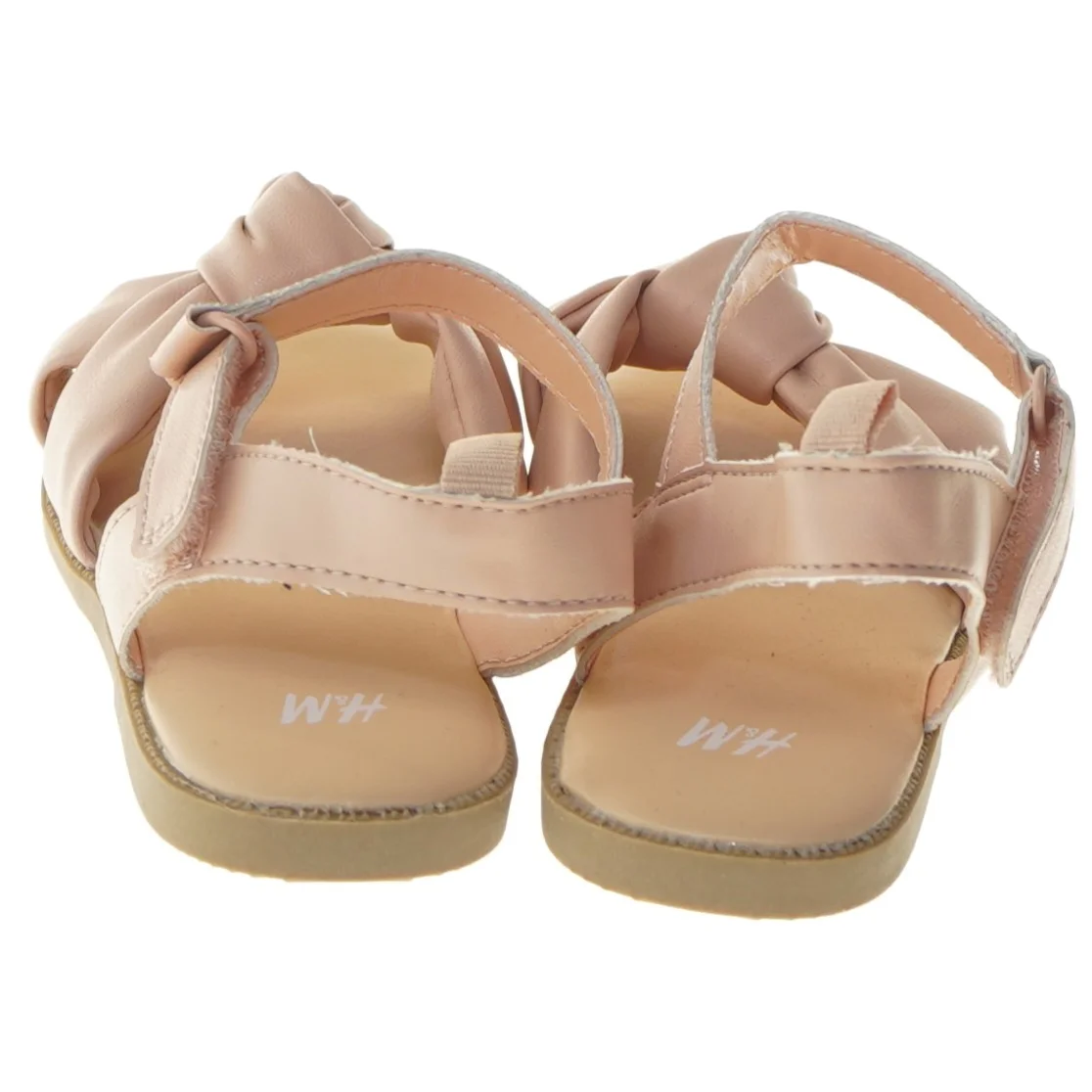 Lyserøde børnesandaler med knude fra H&M (str. 29 )