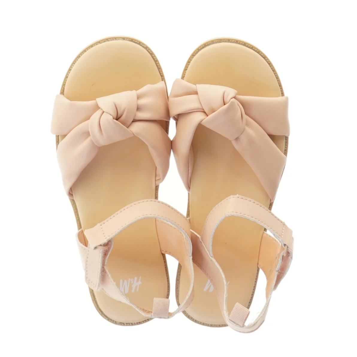 Lyserøde børnesandaler med knude fra H&M (str. 29 )