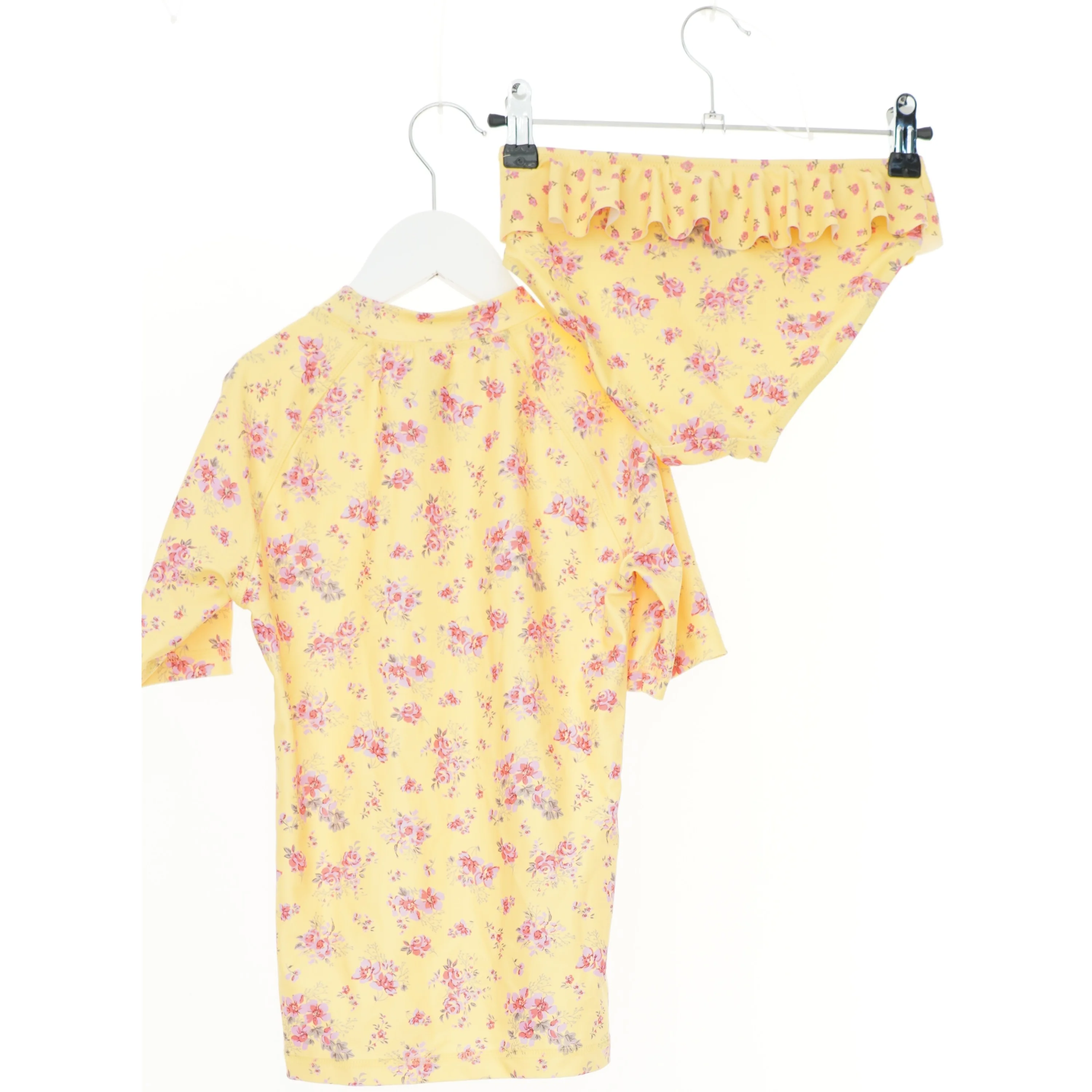 Gul blomster mønstret badetøj sæt fra Next (str. 134)