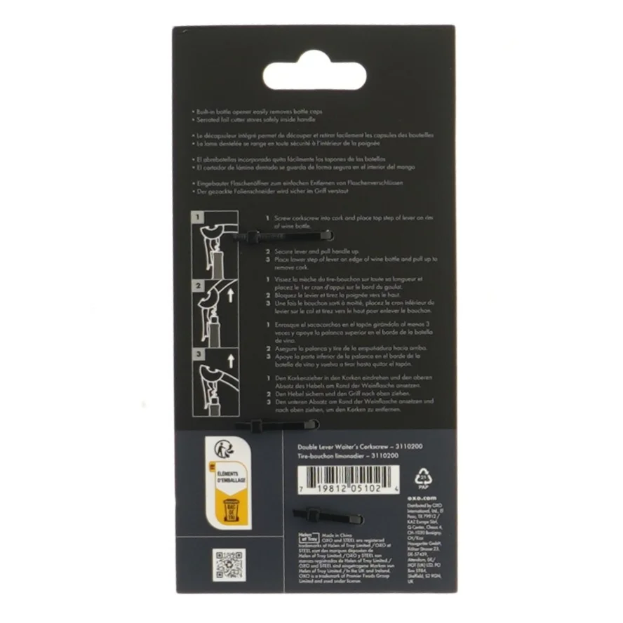 Vinoplukker fra Oxo (str. 14 cm)