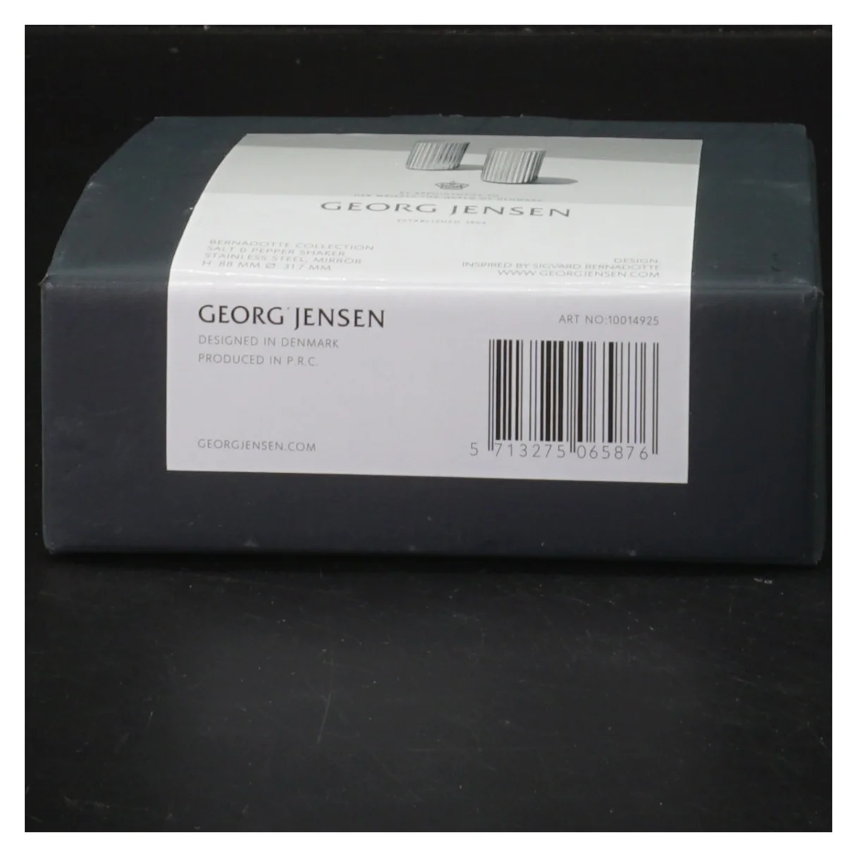 Bernadotte peberbøsse fra Georg Jensen (str. 9 cm)