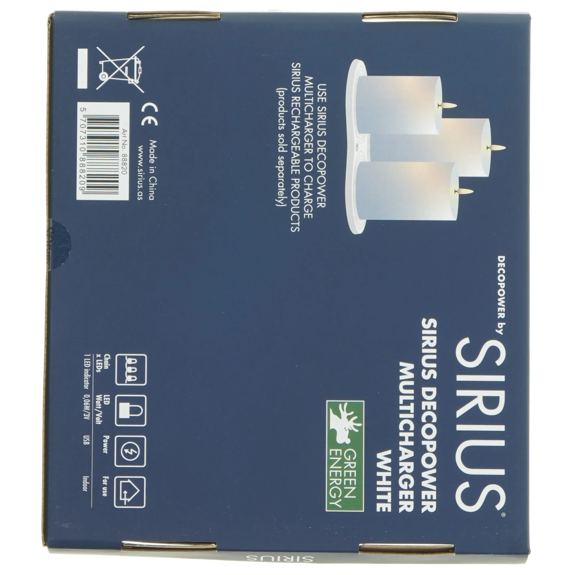 Sirius oplader fra Sirius