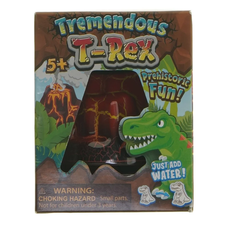 Tremendous T-Rex legetøjssæt (str. 10,5x8,5 cm)