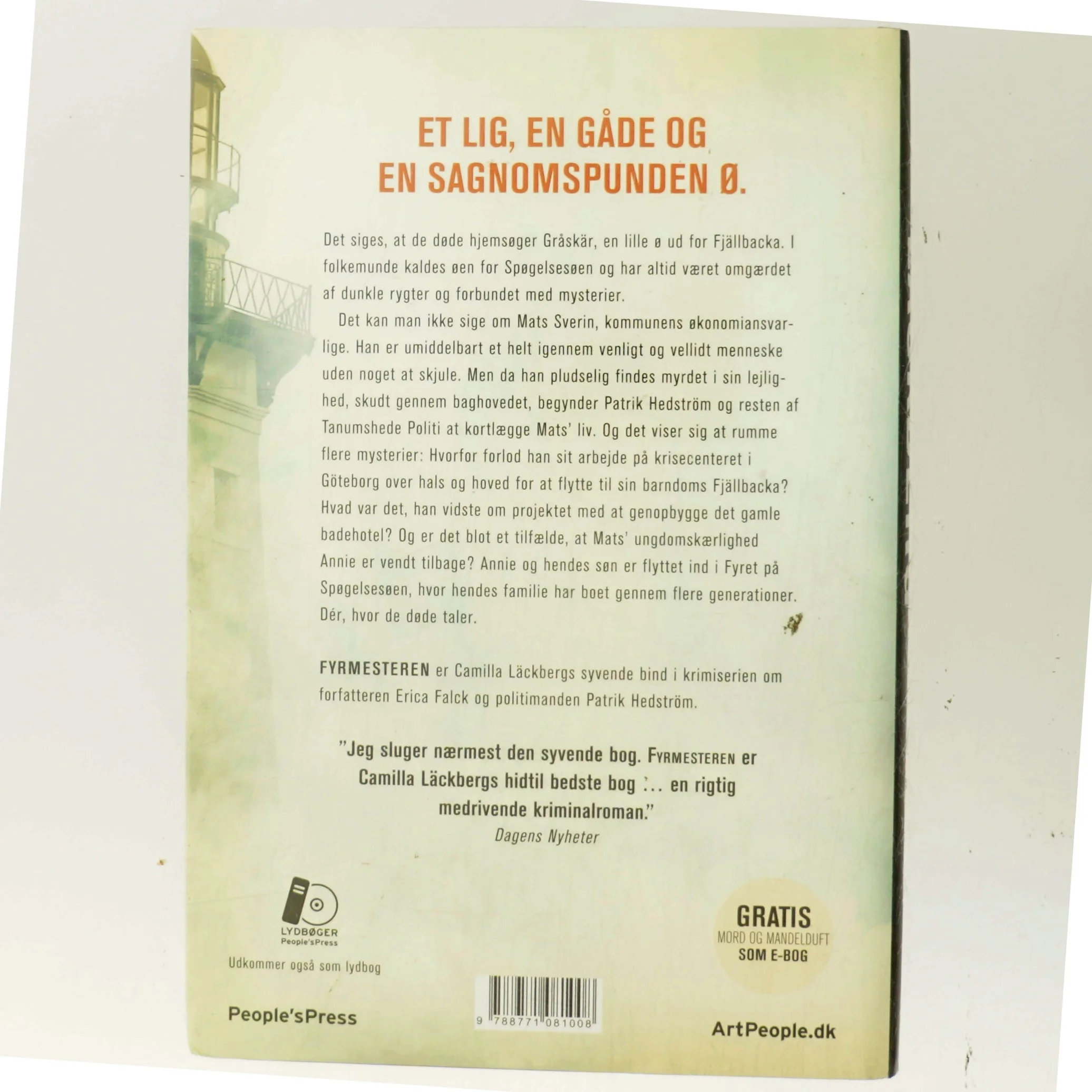 Fyrmesteren : kriminalroman (Klassesæt) af Camilla Läckberg (Bog)