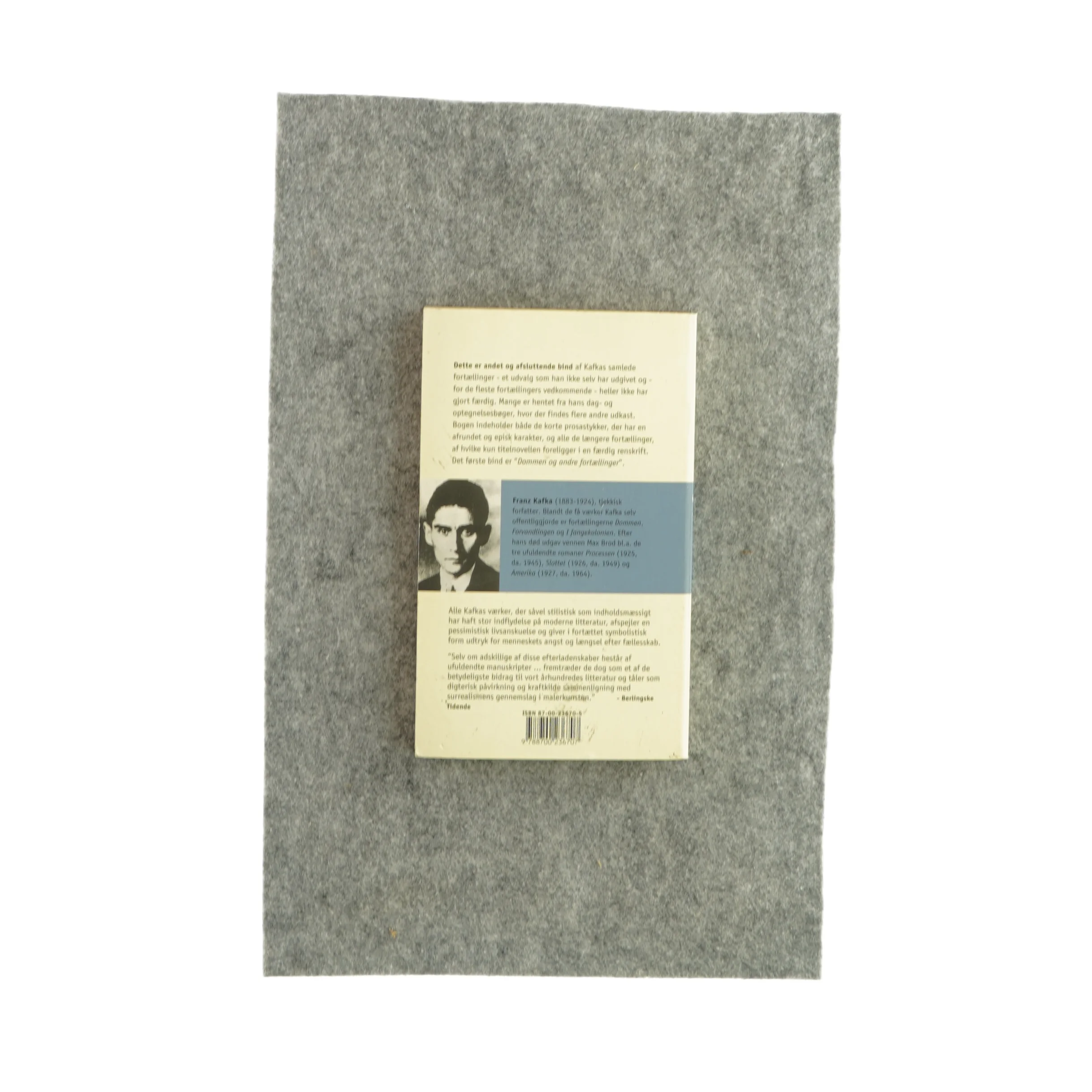 Beskrivelse Af En Kamp af Franz Kafka (bog)