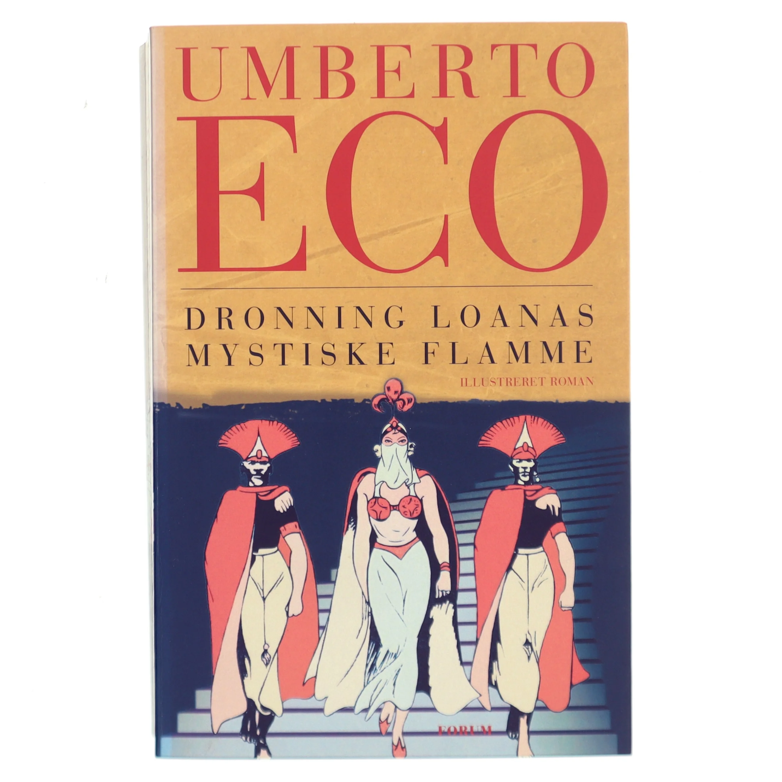 Dronning Loanas mystiske flamme : illustreret roman af Umberto Eco (Bog)