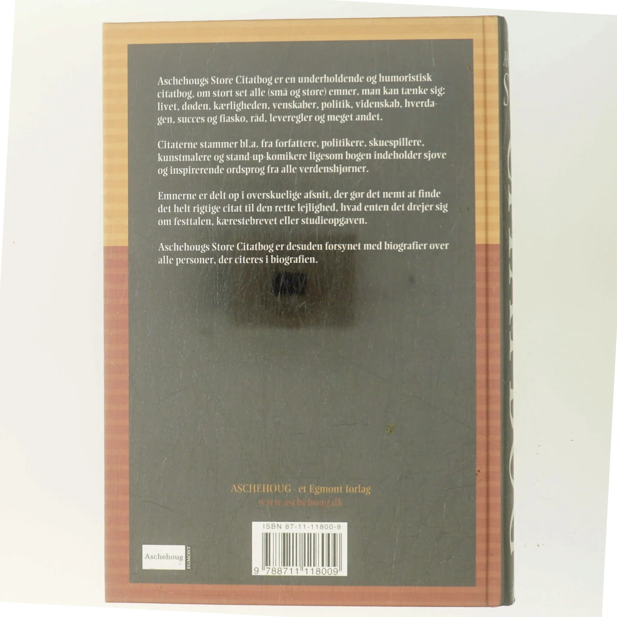 Aschehougs Store Citatbog af <Bog uden angiven forfatter> (Bog)