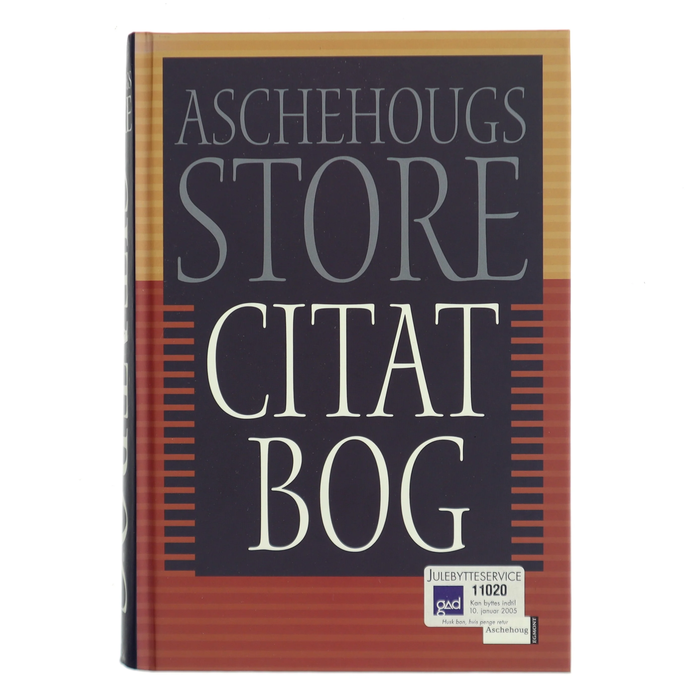 Aschehougs Store Citatbog af <Bog uden angiven forfatter> (Bog)