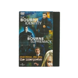 The Bourne Identity, The Bourne Supremacy og The Interpreter (DVD)