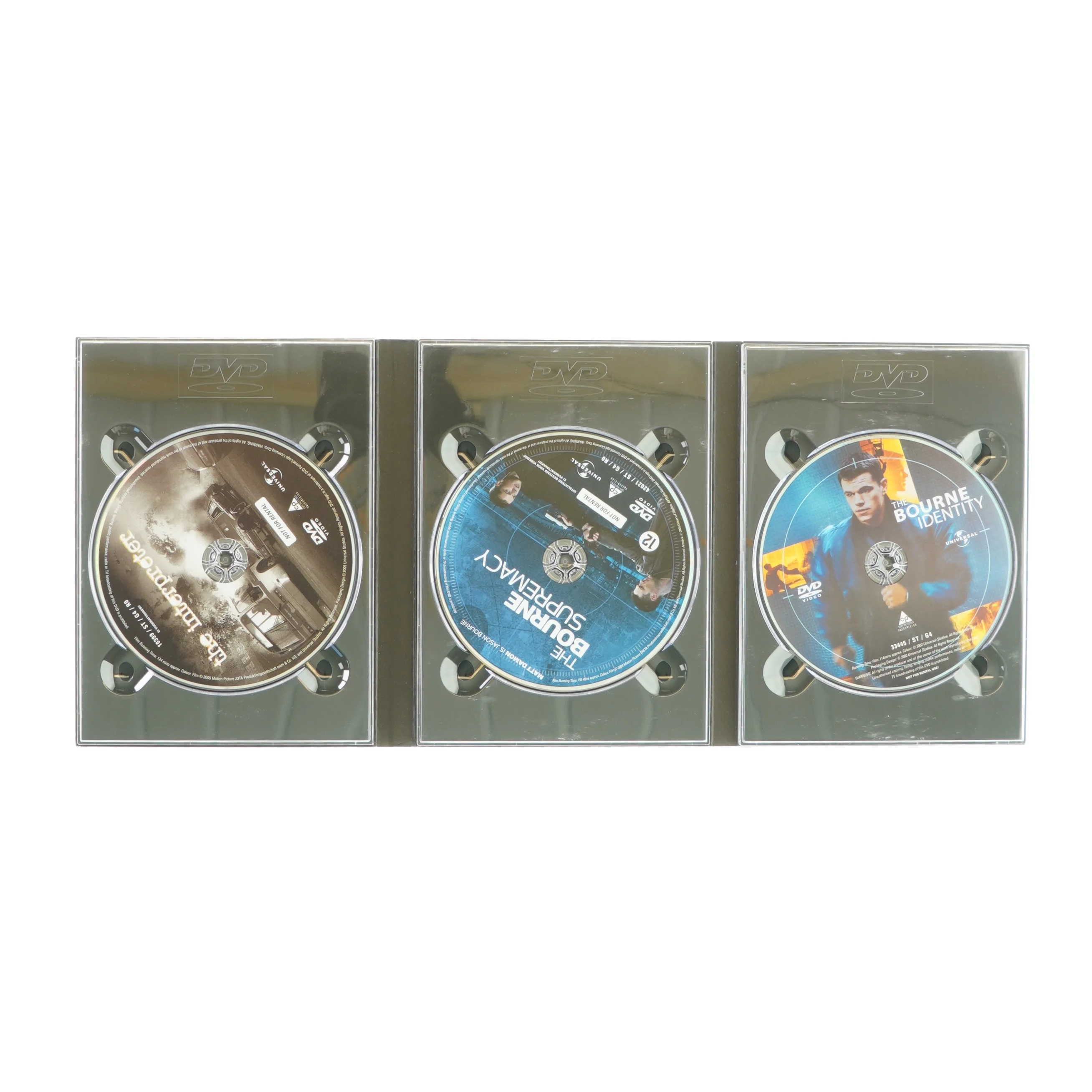 The Bourne Identity, The Bourne Supremacy og The Interpreter (DVD)