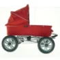 Sammenklappelig babyvogn i rød (str. 60 x 42 x 80 cm)