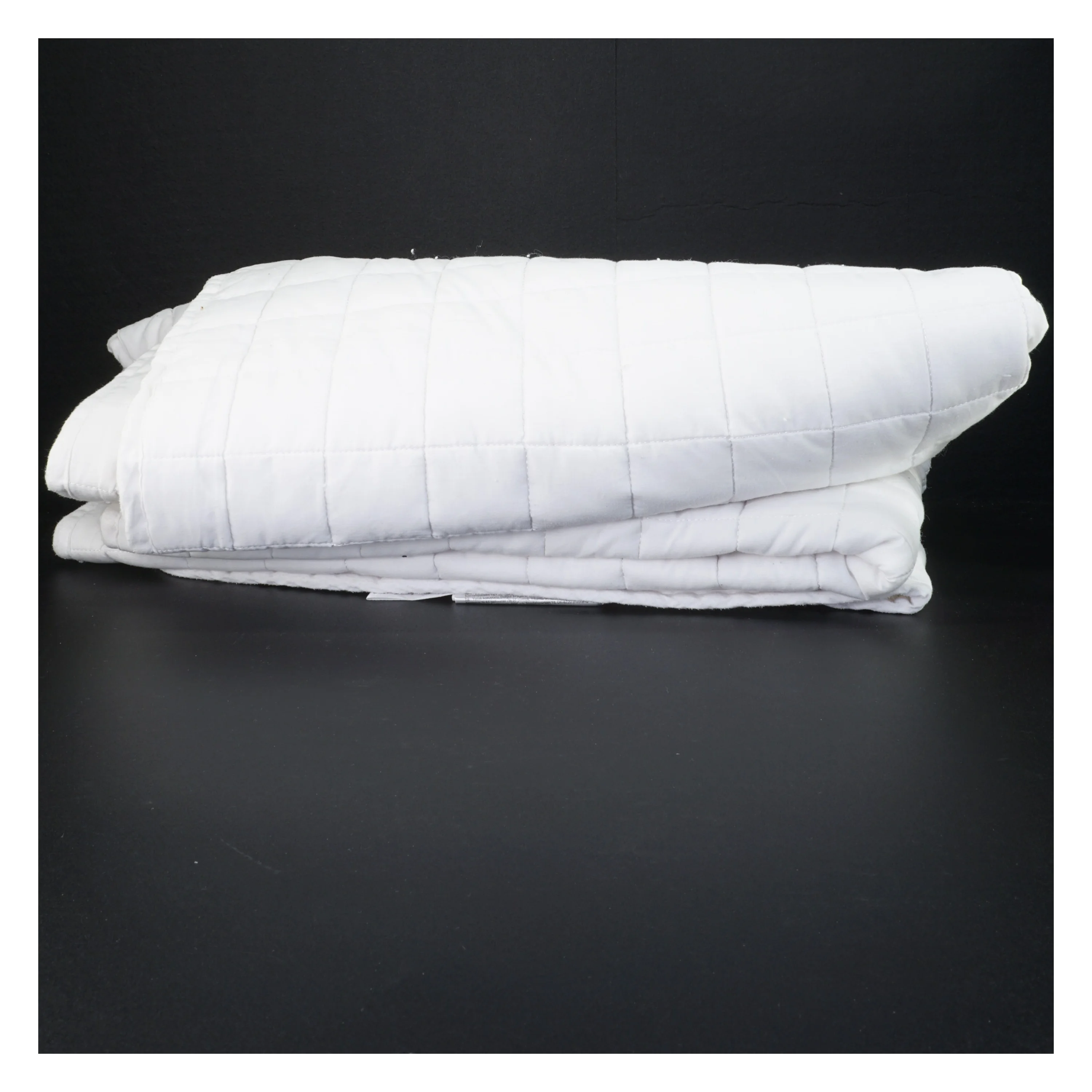 Hvid quiltet topmadras/-lagen fra Dreamzone (str. 90 x 200 cm)