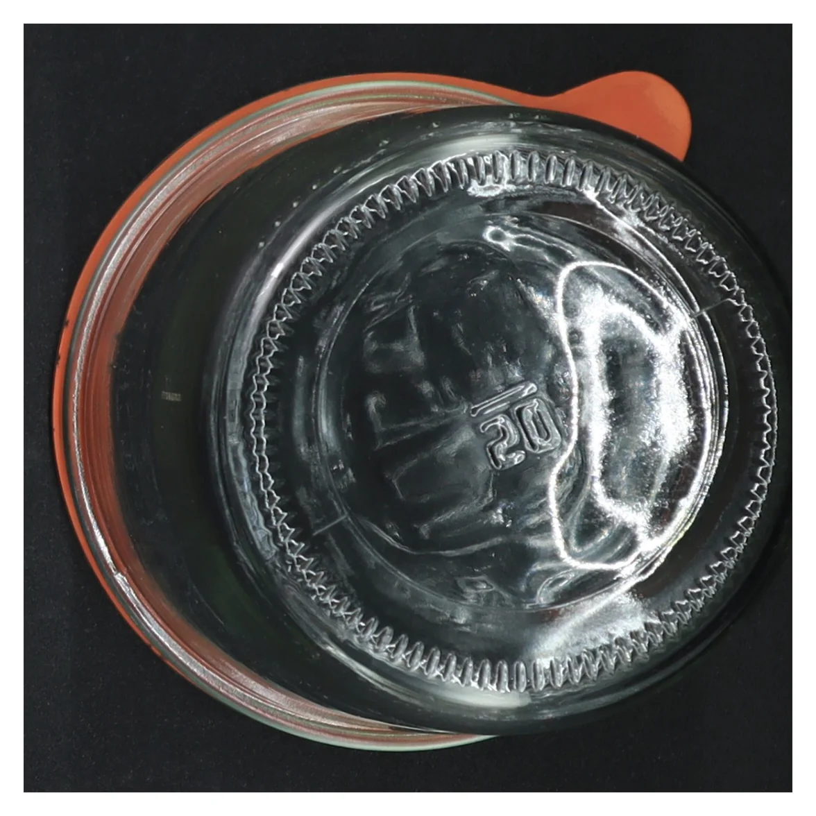 Weck glaskrukke med gummiring og glaslåg fra Weck (str. 15 x ø 10,5 cm)