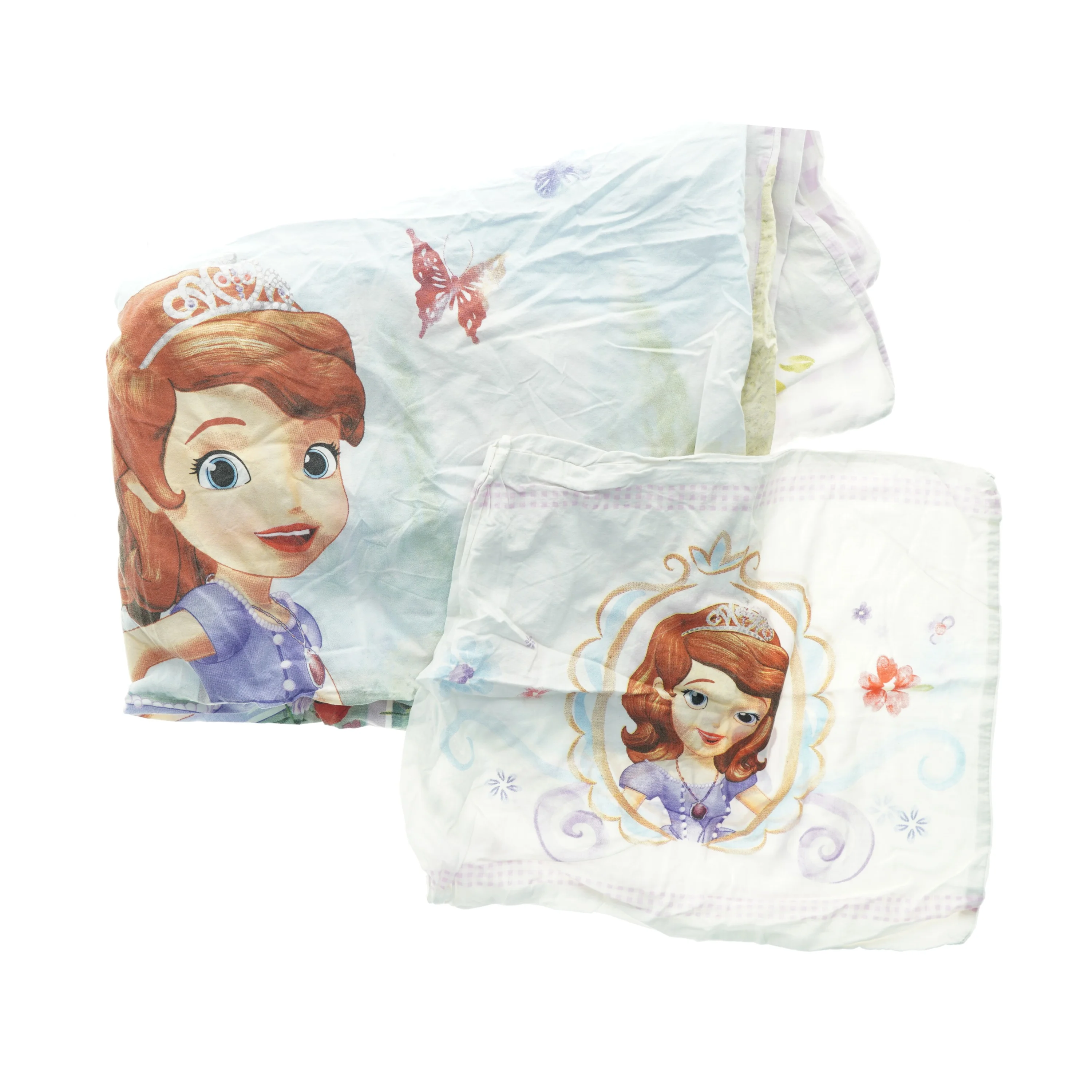 Børnesengetøj med prinsesse (str. 92 x 126 cm)