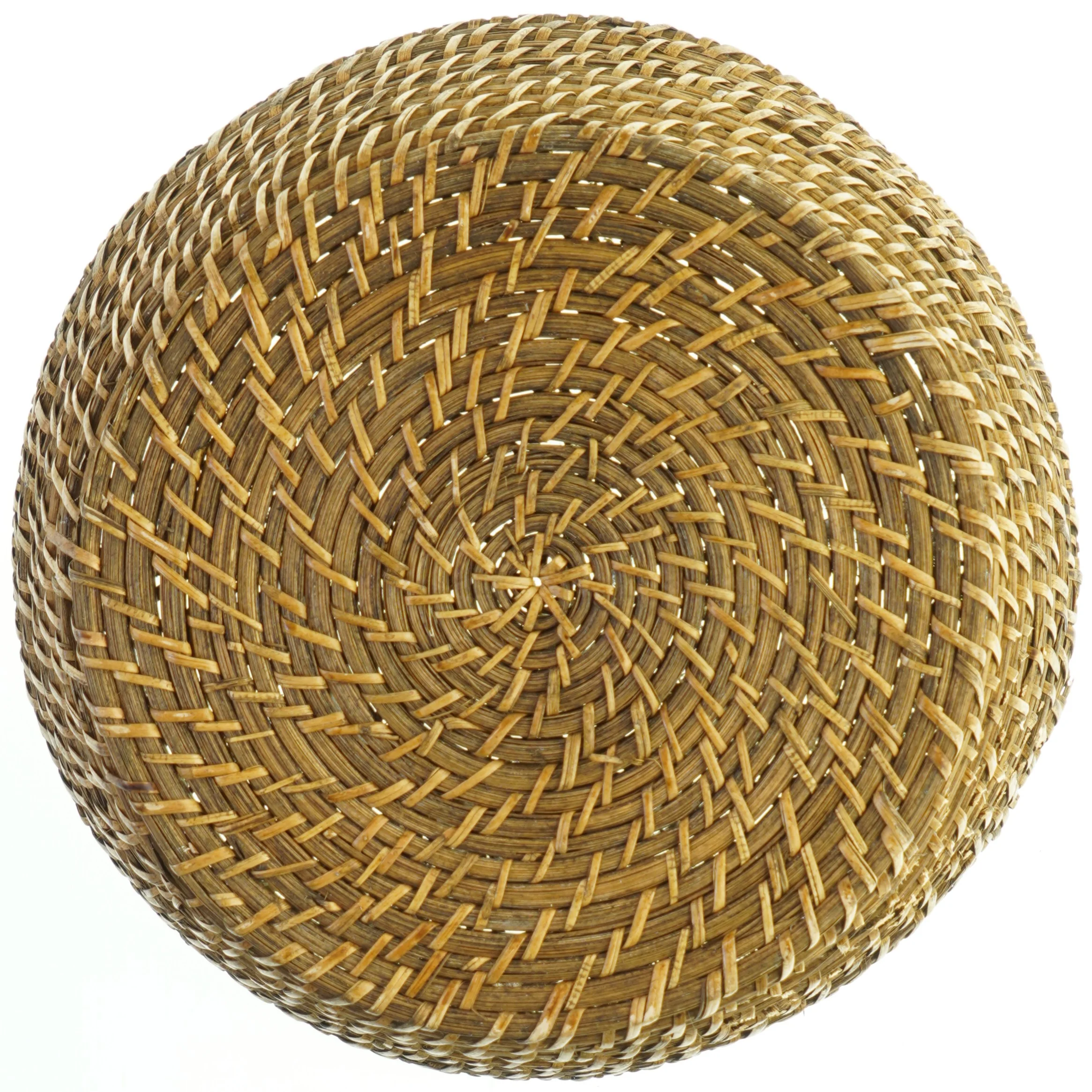 Rund fletkurv (str. Ø 27 cm)