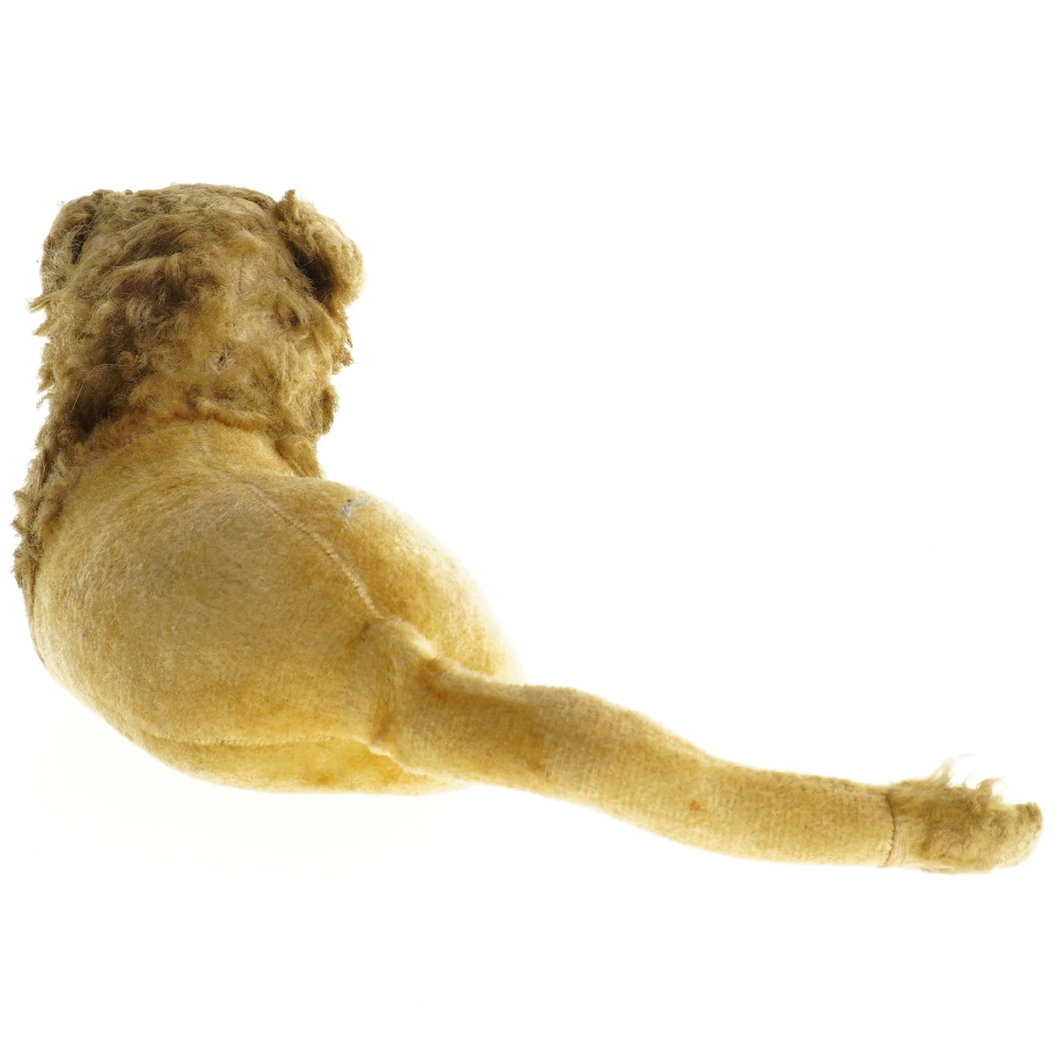 Vintage tøjdyr løve (str. 25 x 13 x 14 cm)