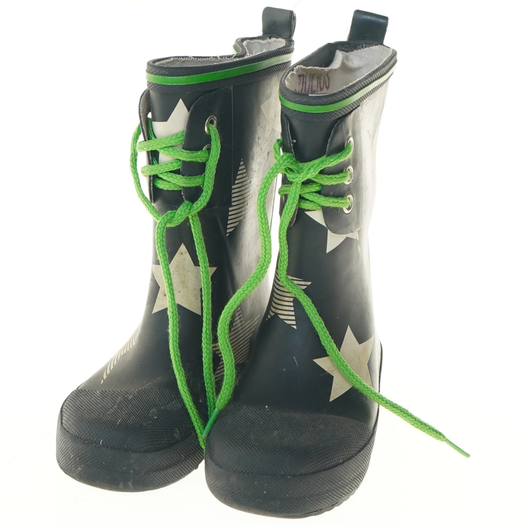 Børne gummistøvler med stjernemønster (str. 24 )