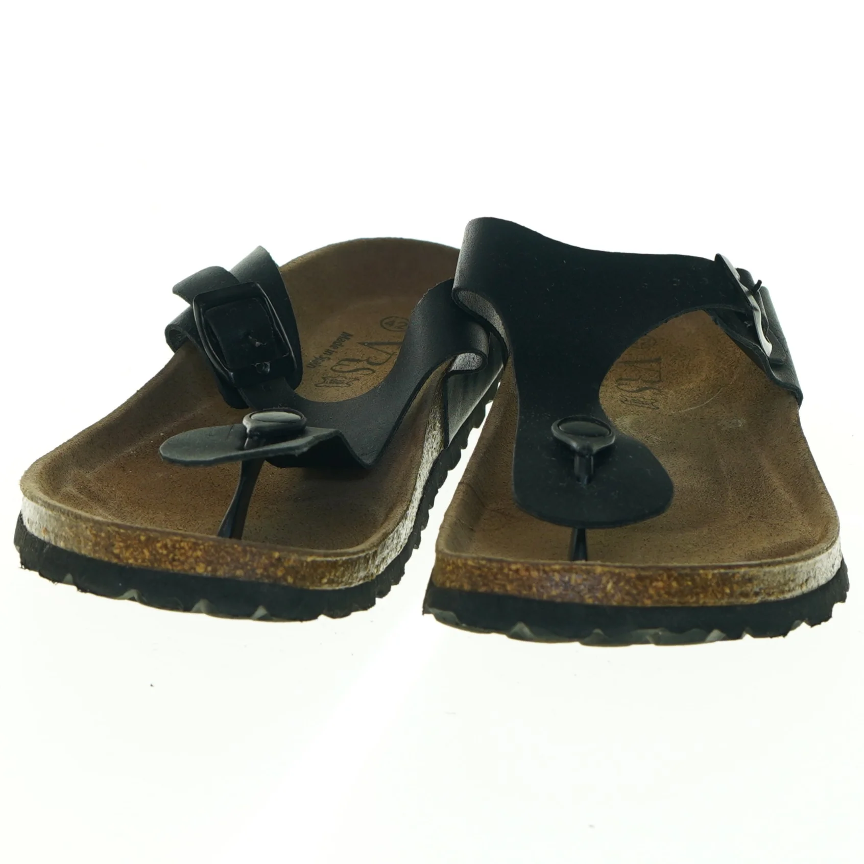 Brugte sorte sandaler fra VRS (str. 42)