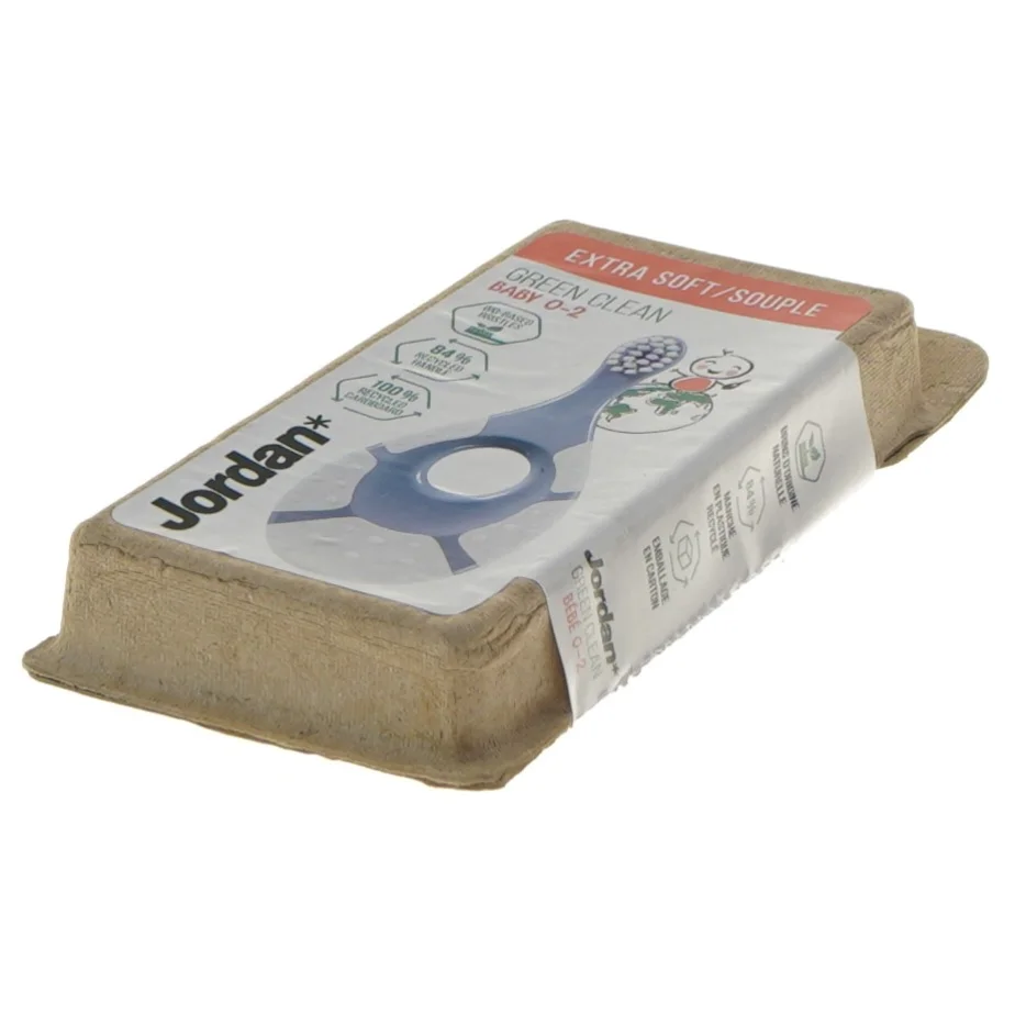 Jordan Green Clean Baby tandbørste fra Jordan (str. 15x7 cm)