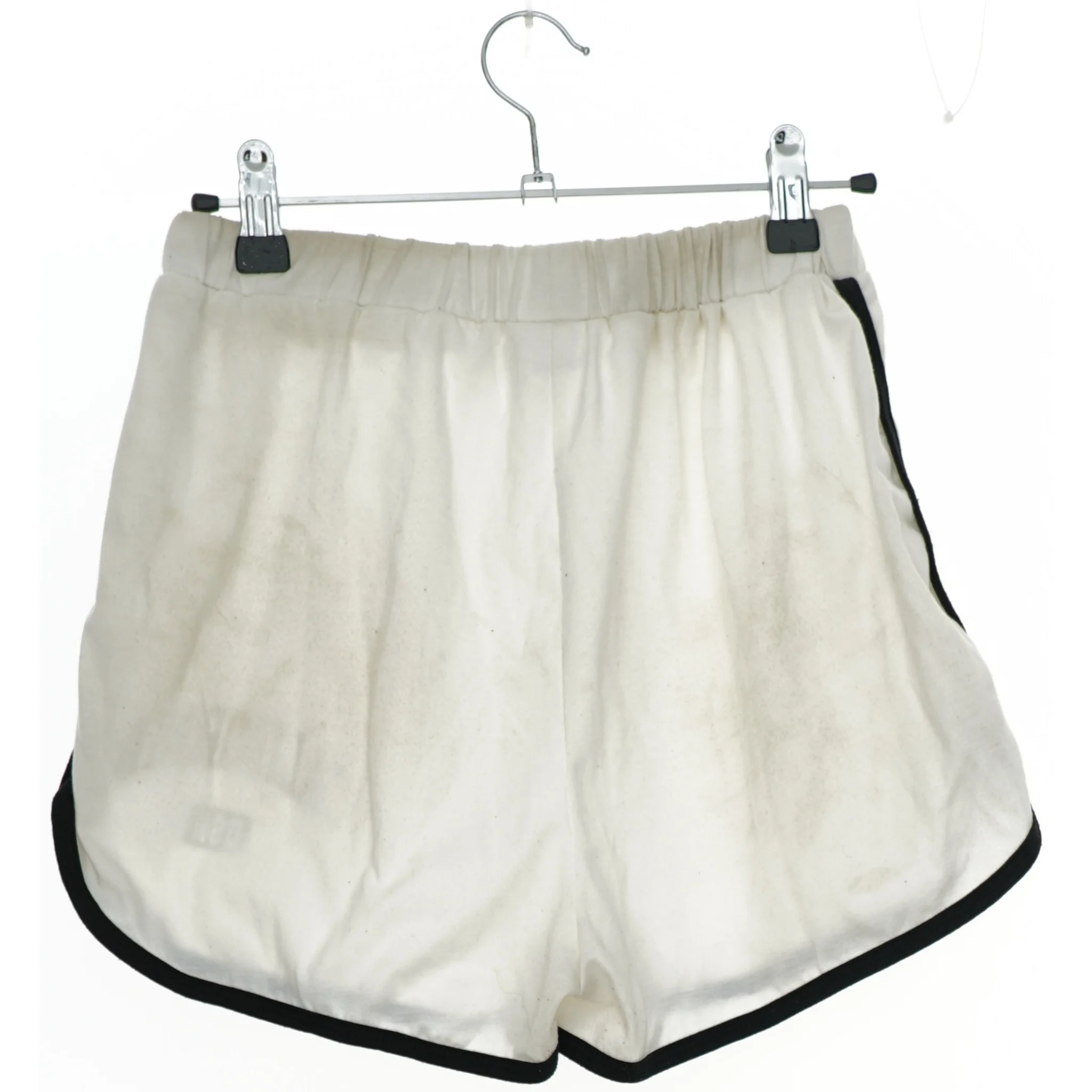 Hvide shorts med sort kant fra SHEIN  (str. 170)