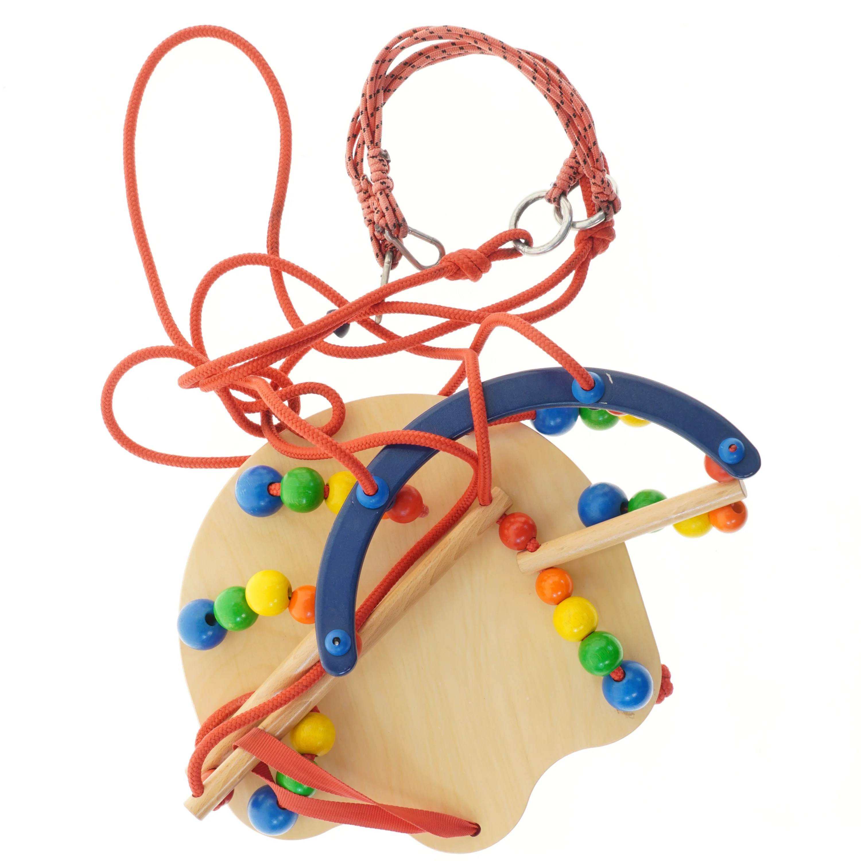 Træ Brio gynge med perler og reb