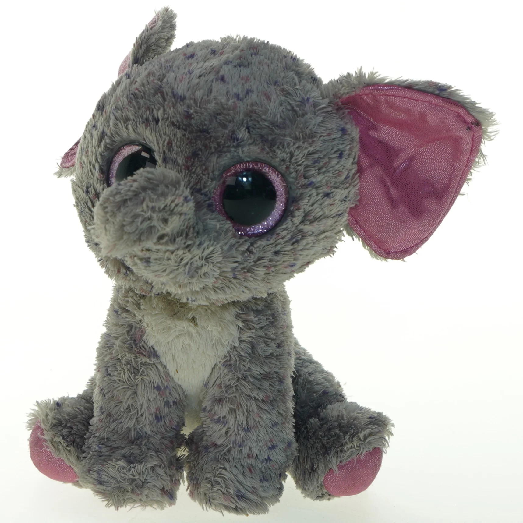 Tøjdyr elefant med store øjne (str. 23x18 cm)