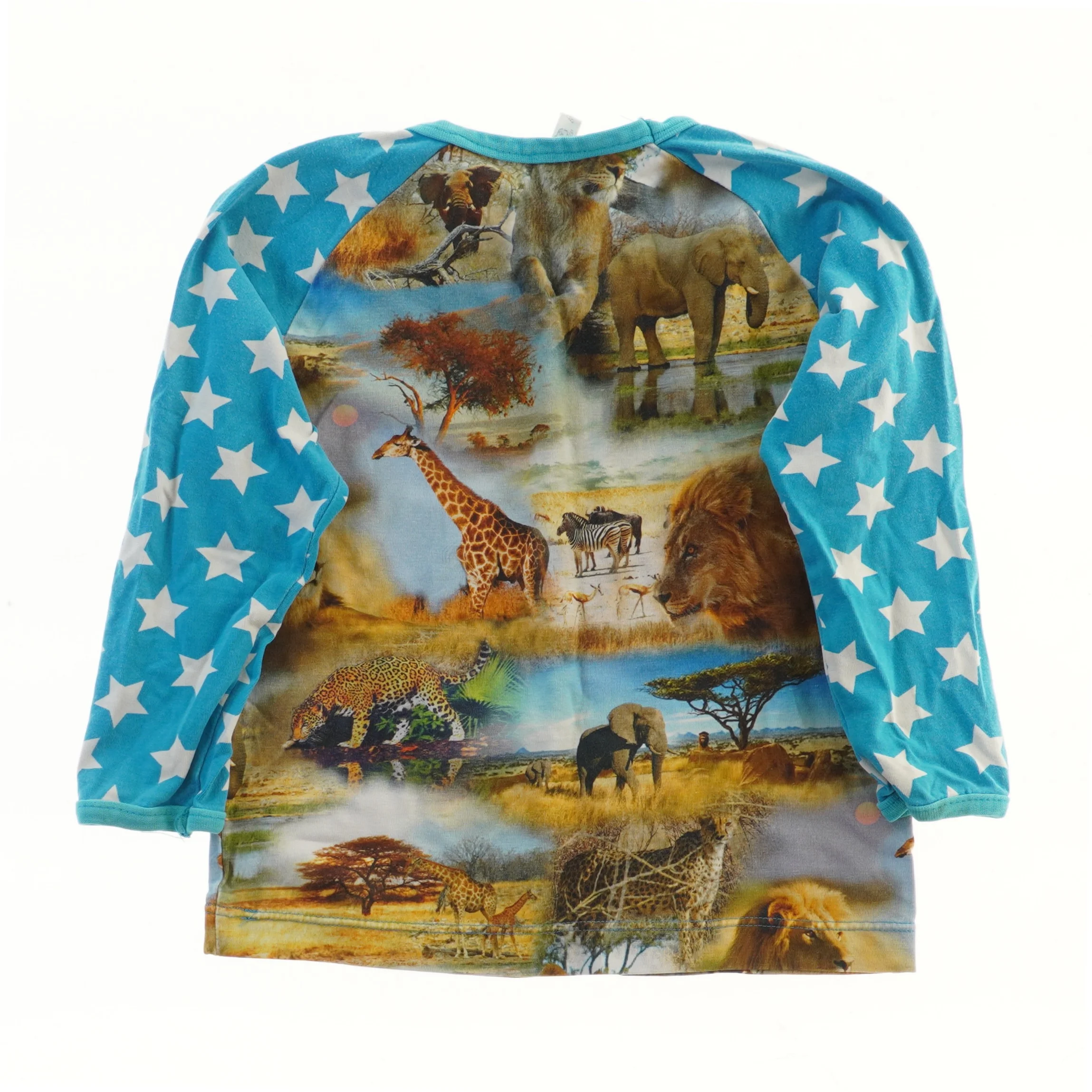 Langærmet trøje med safari motiv fra Ajnat (str. 98)