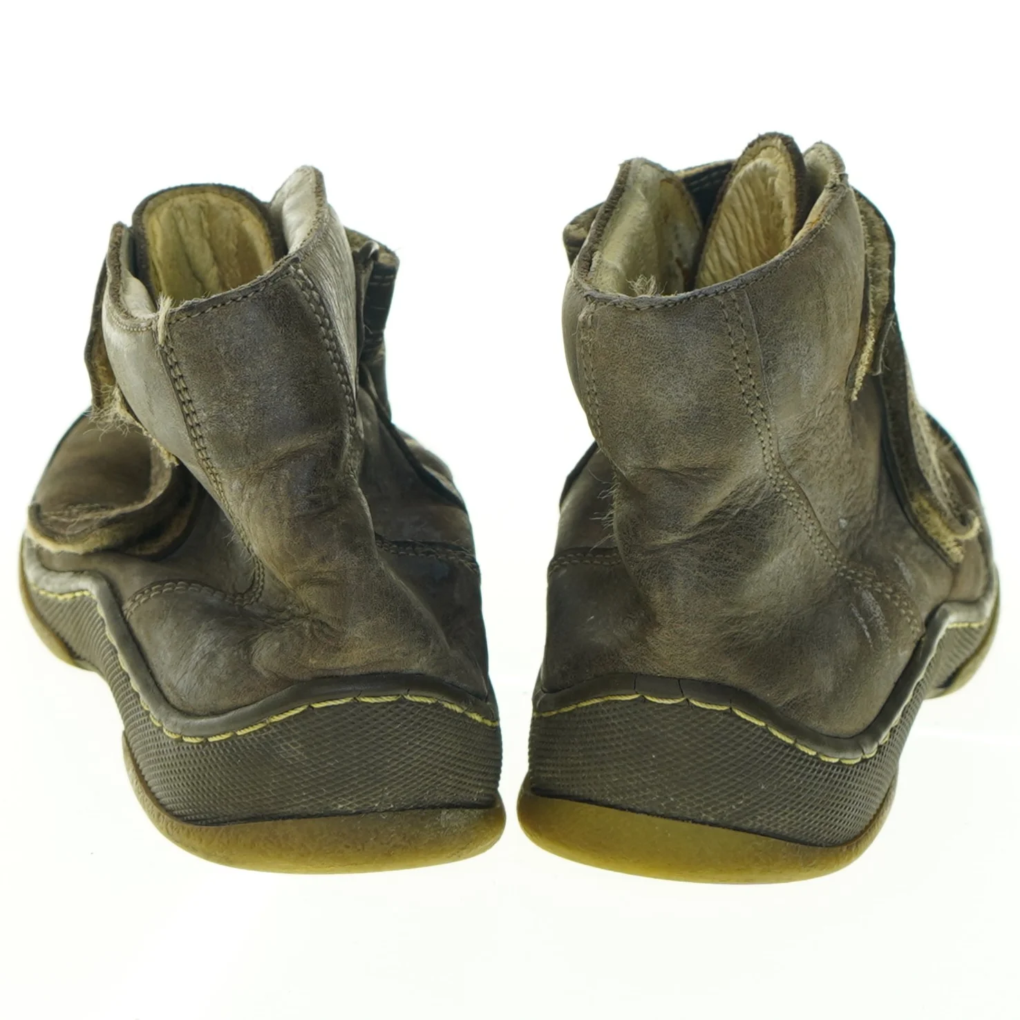 Brugte læderstøvler (str. 34)