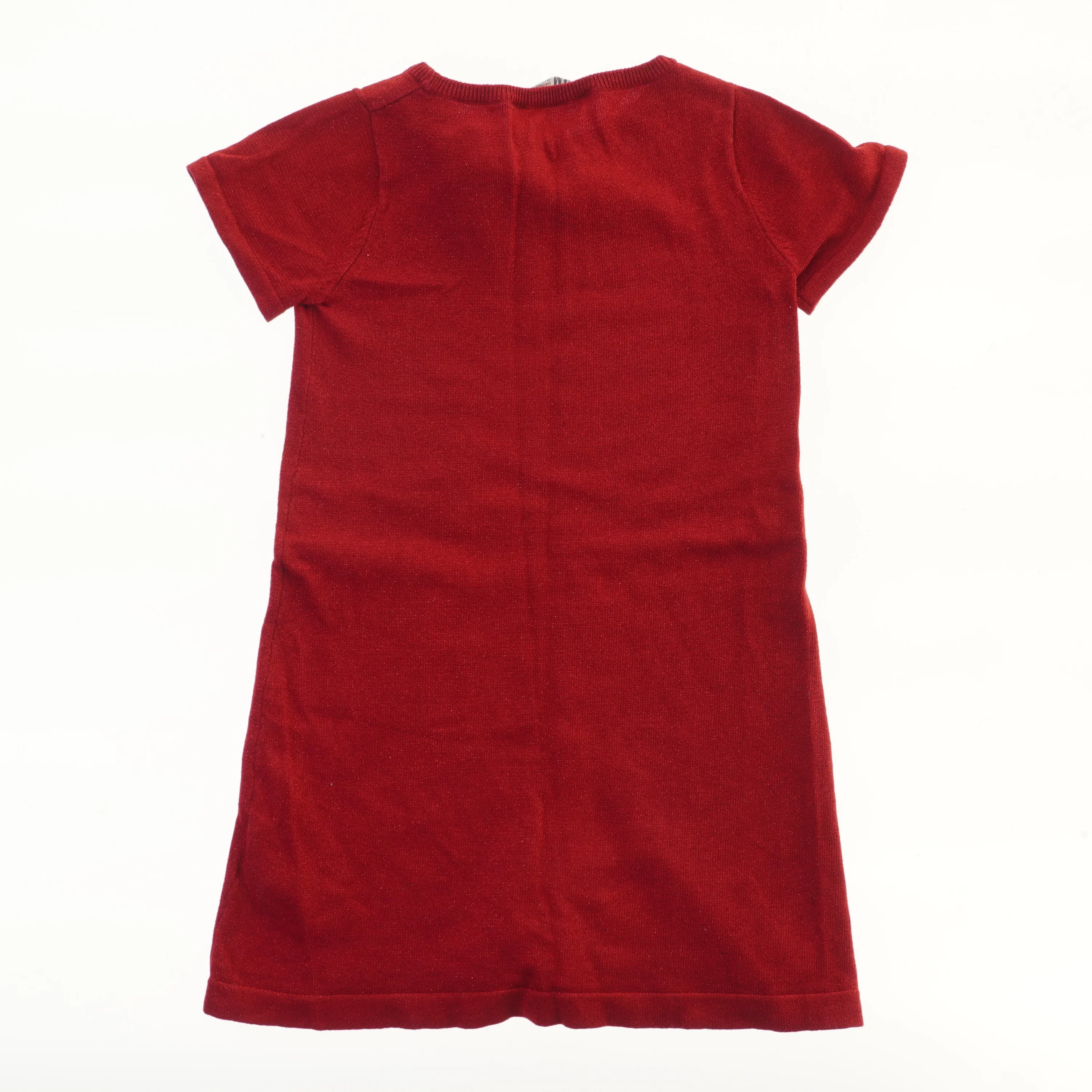 Rød kjole med sløjfe fra H&amp;M (str. 122)