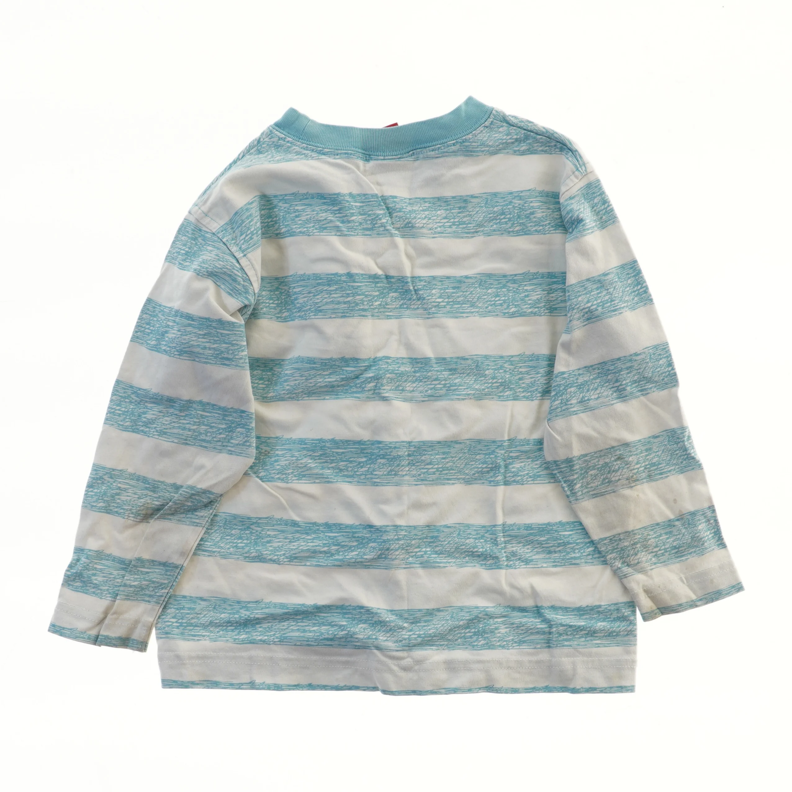 Langærmet stribet bluse med anker design fra Esprit (str. 92)