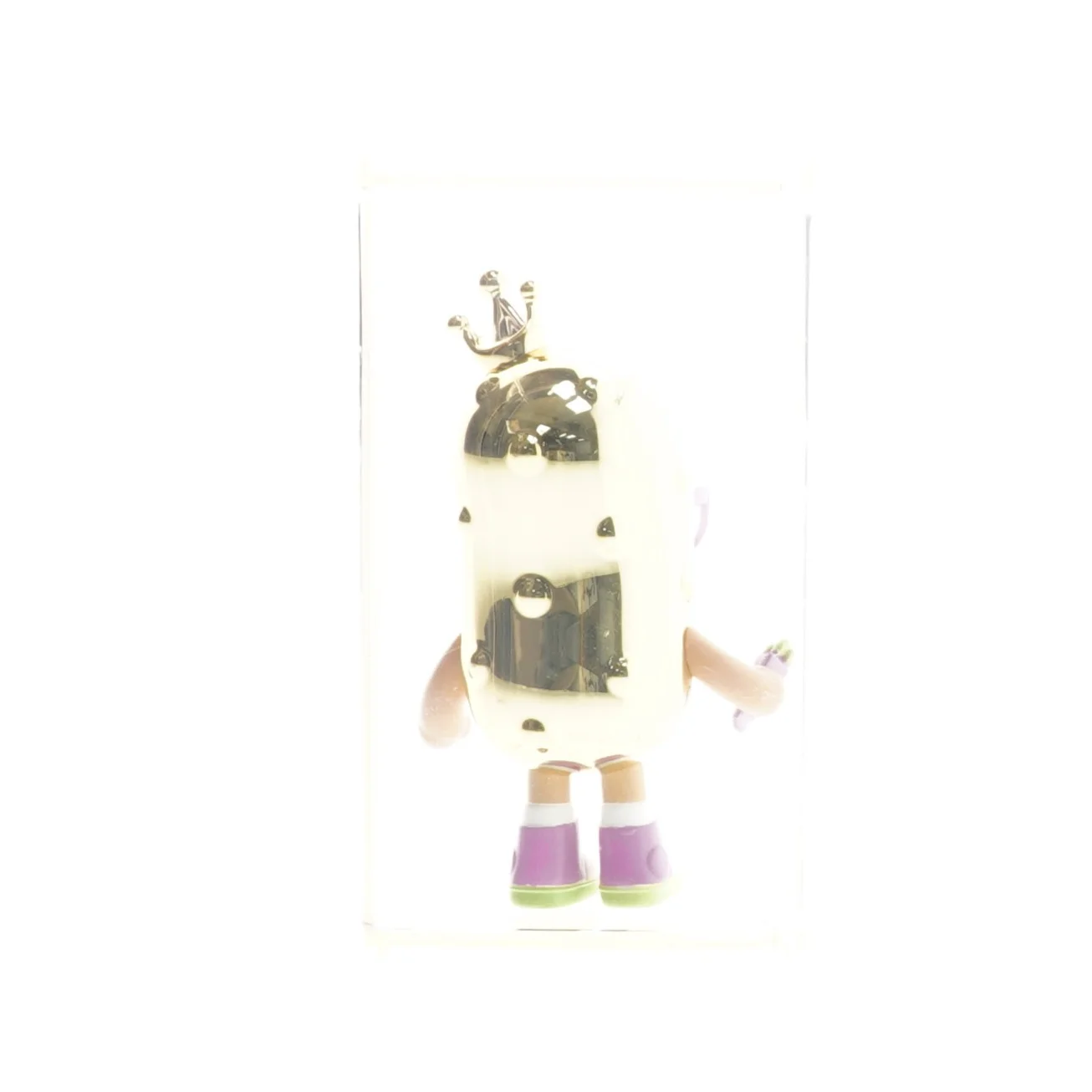 Figur med kongekrone og solbriller fra Kidrobot (str. 13x7x7 cm)